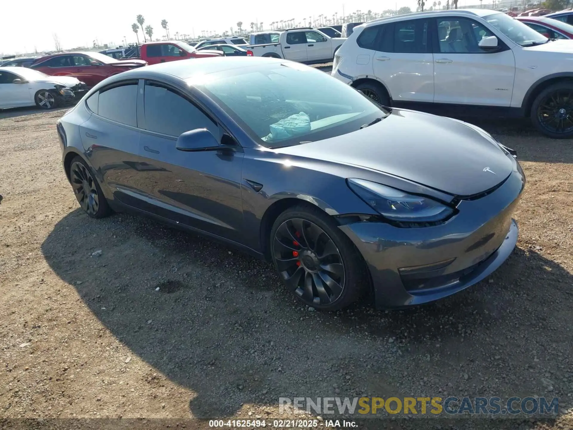 1 fotografías del automóvil dañado 5YJ3E1ECXNF264830 TESLA MODEL 3 2022