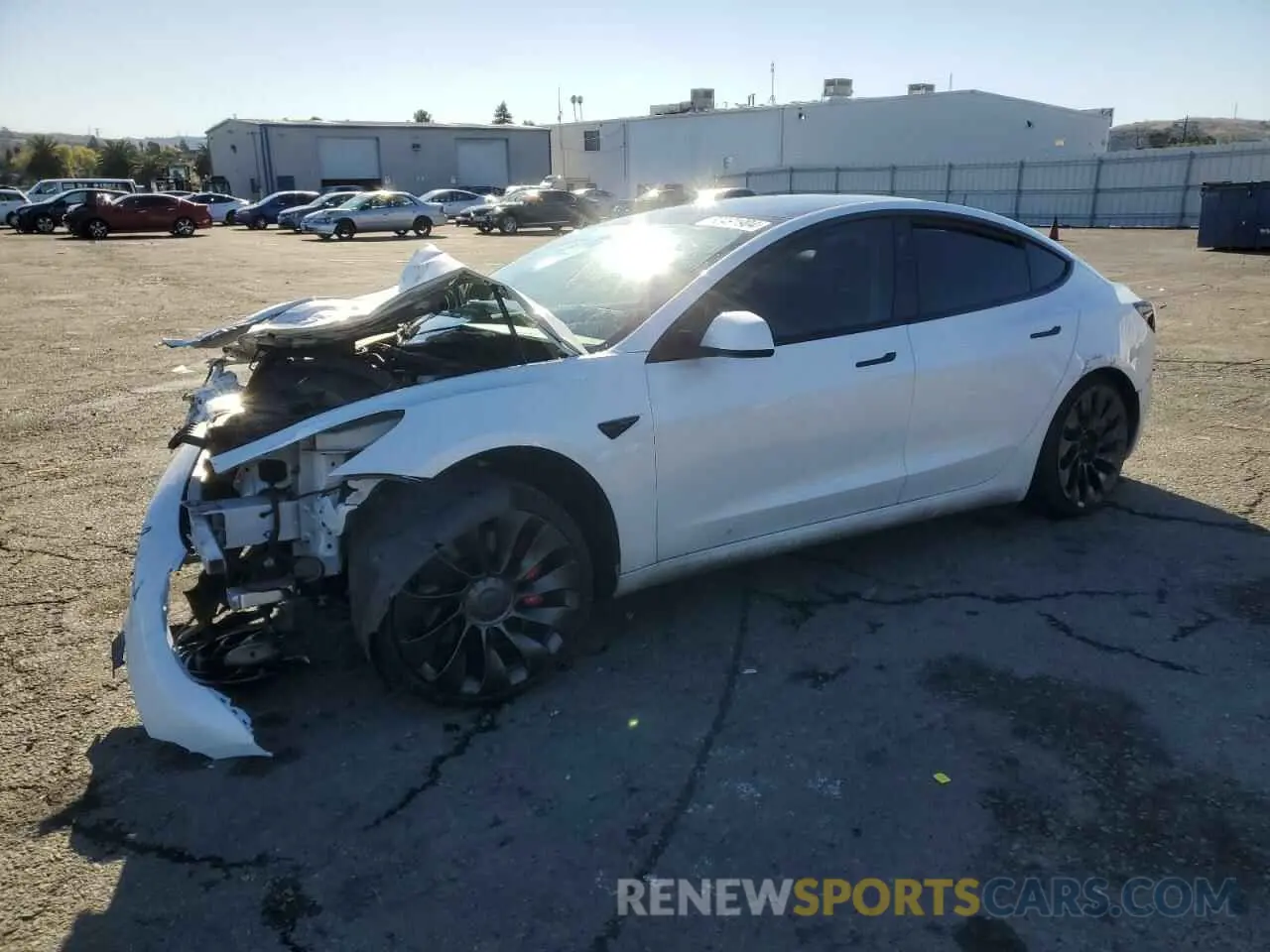 1 fotografías del automóvil dañado 5YJ3E1ECXNF266786 TESLA MODEL 3 2022