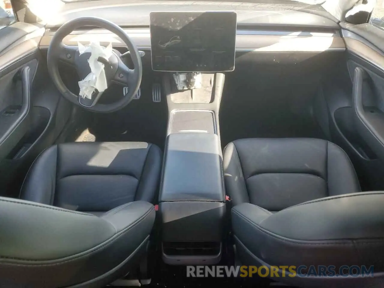 8 fotografías del automóvil dañado 5YJ3E1ECXNF266786 TESLA MODEL 3 2022