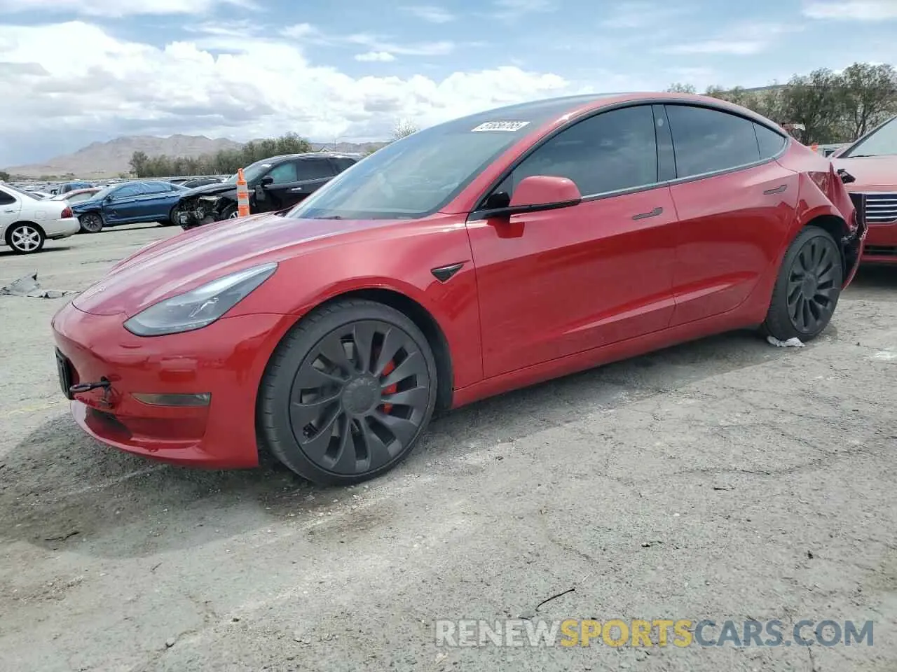 1 fotografías del automóvil dañado 5YJ3E1ECXNF295947 TESLA MODEL 3 2022