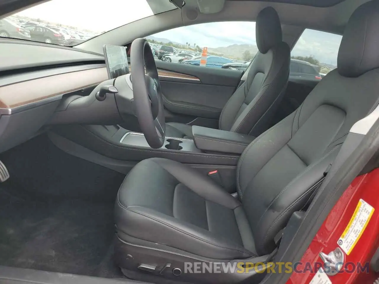 7 fotografías del automóvil dañado 5YJ3E1ECXNF295947 TESLA MODEL 3 2022