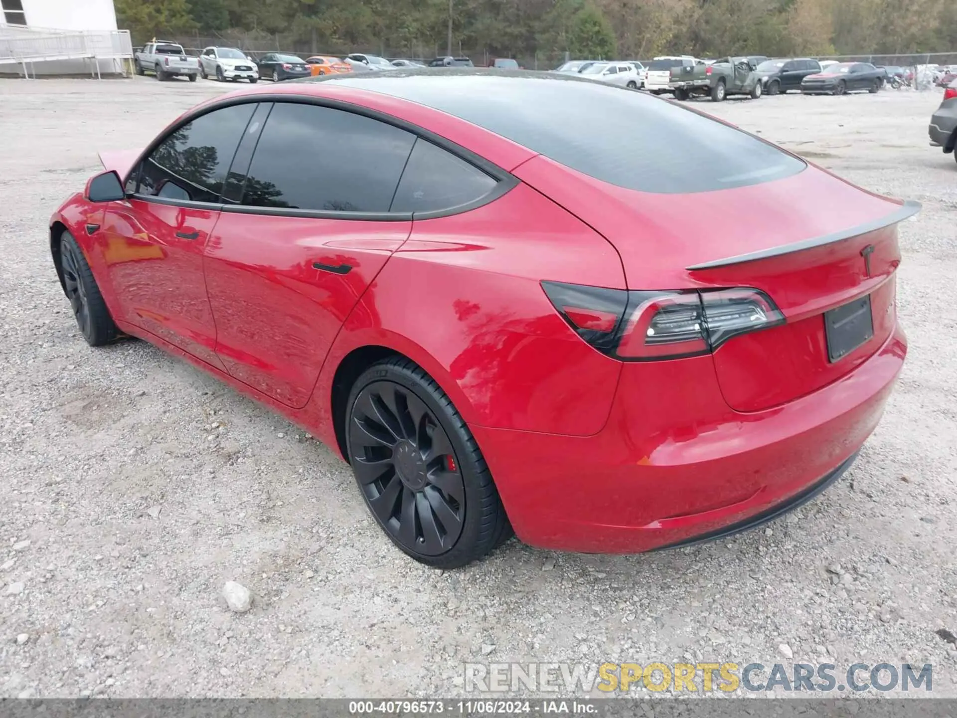 3 fotografías del automóvil dañado 5YJ3E1ECXNF326159 TESLA MODEL 3 2022
