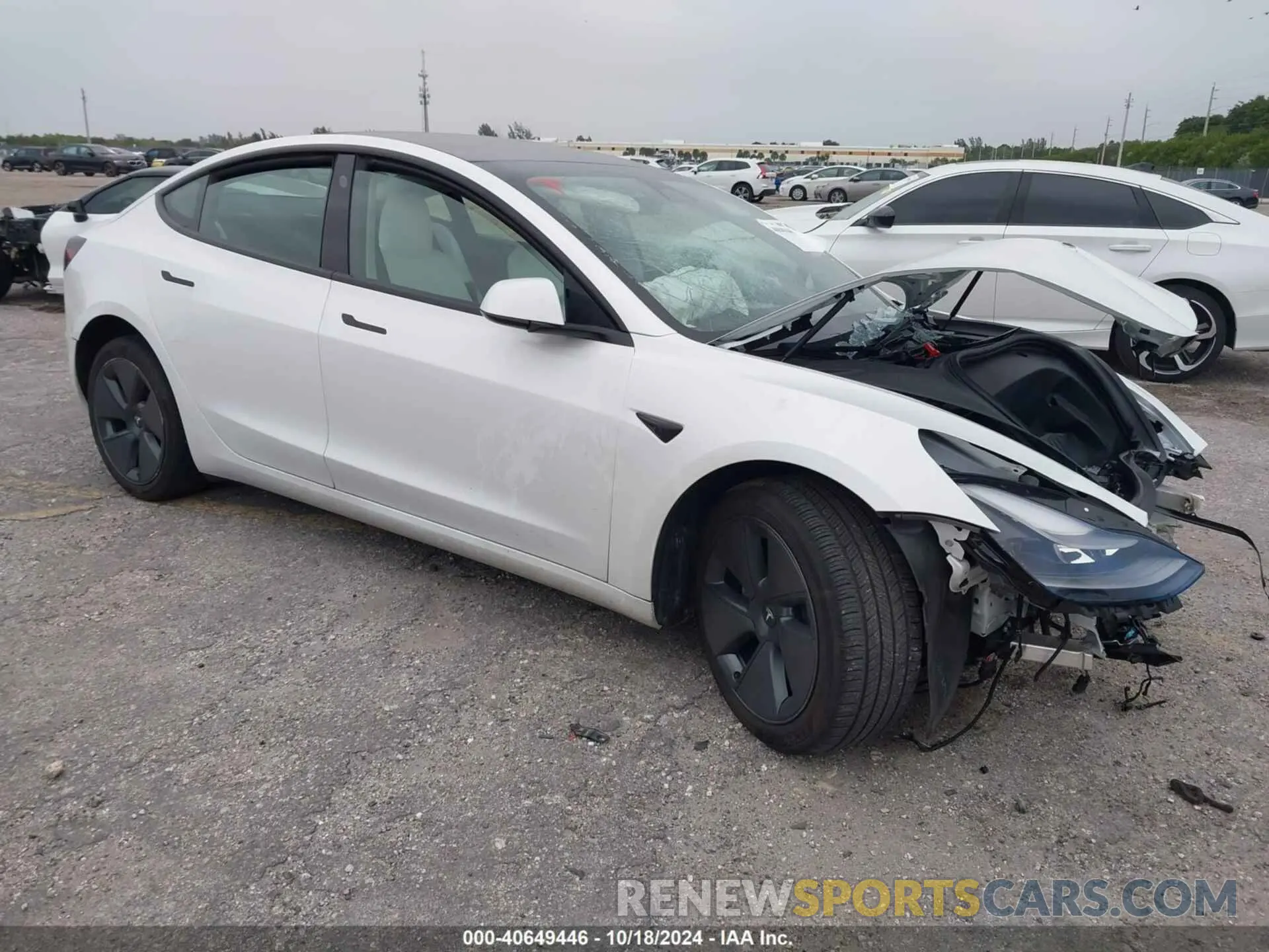 1 fotografías del automóvil dañado 5YJ3E1EA0PF383634 TESLA MODEL 3 2023