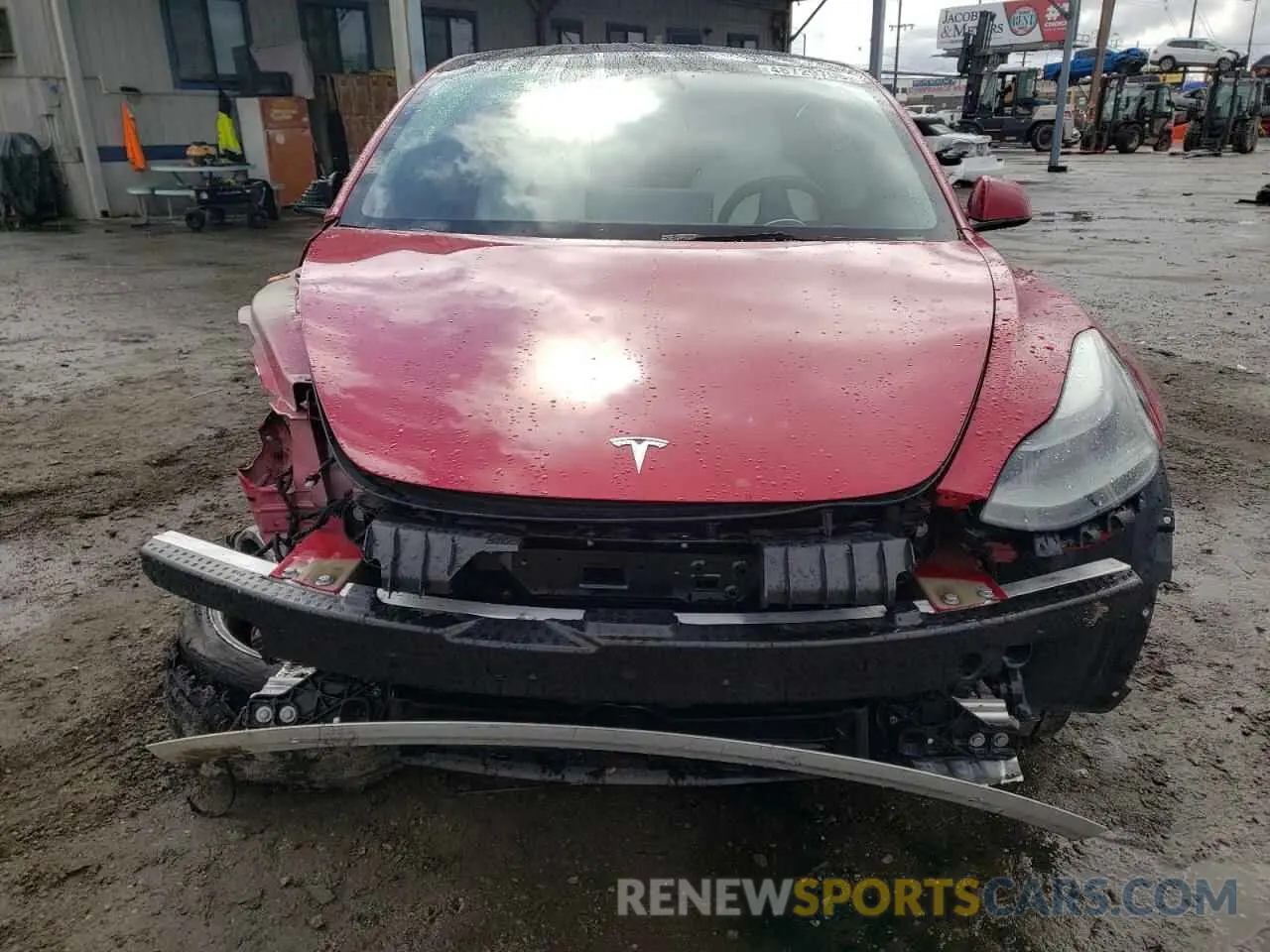 5 fotografías del automóvil dañado 5YJ3E1EA0PF384959 TESLA MODEL 3 2023