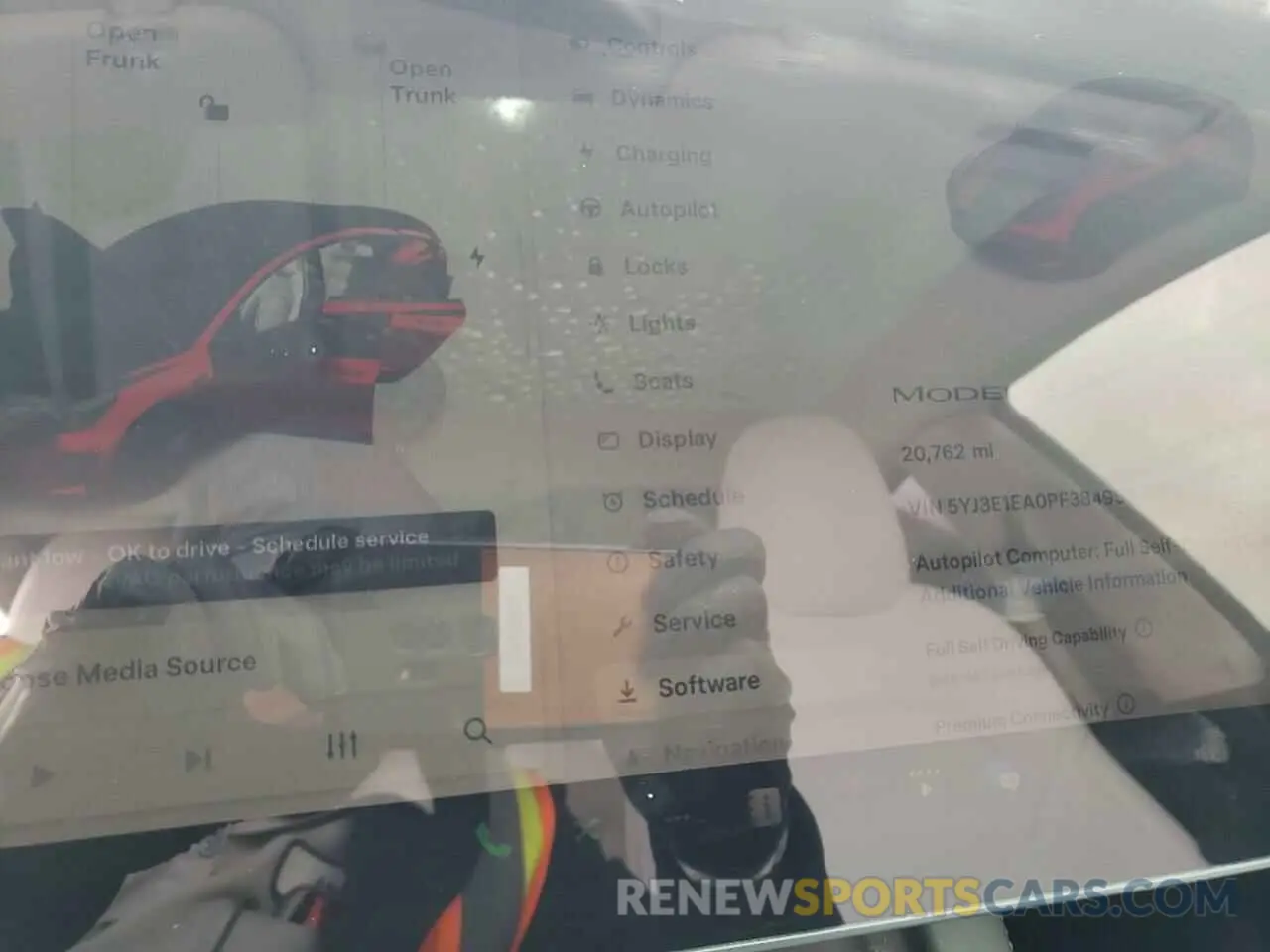 9 fotografías del automóvil dañado 5YJ3E1EA0PF384959 TESLA MODEL 3 2023