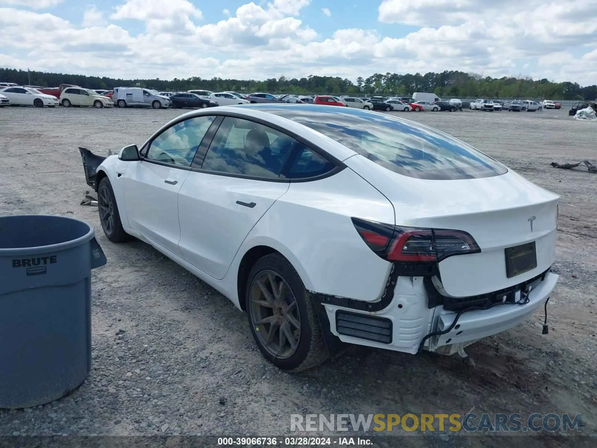 3 fotografías del automóvil dañado 5YJ3E1EA0PF406572 TESLA MODEL 3 2023