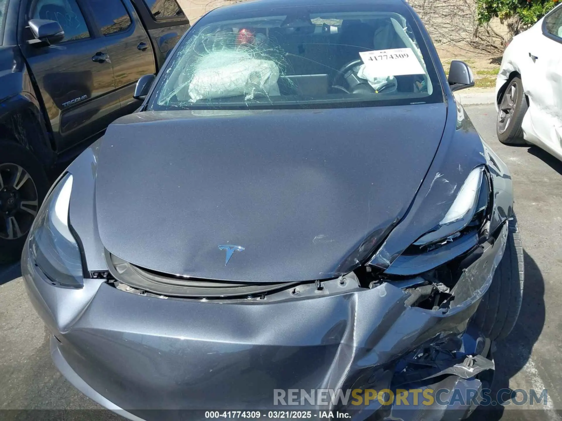 10 fotografías del automóvil dañado 5YJ3E1EA0PF408774 TESLA MODEL 3 2023