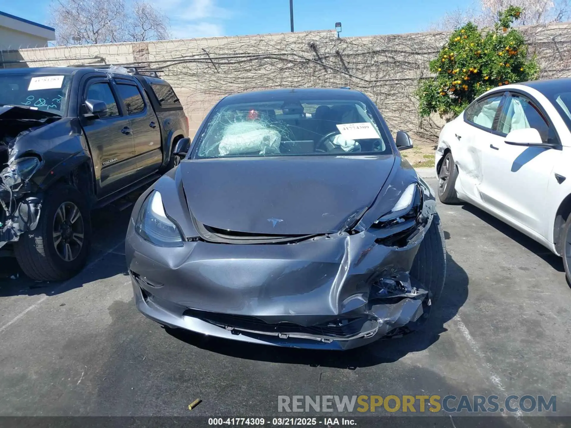 11 fotografías del automóvil dañado 5YJ3E1EA0PF408774 TESLA MODEL 3 2023