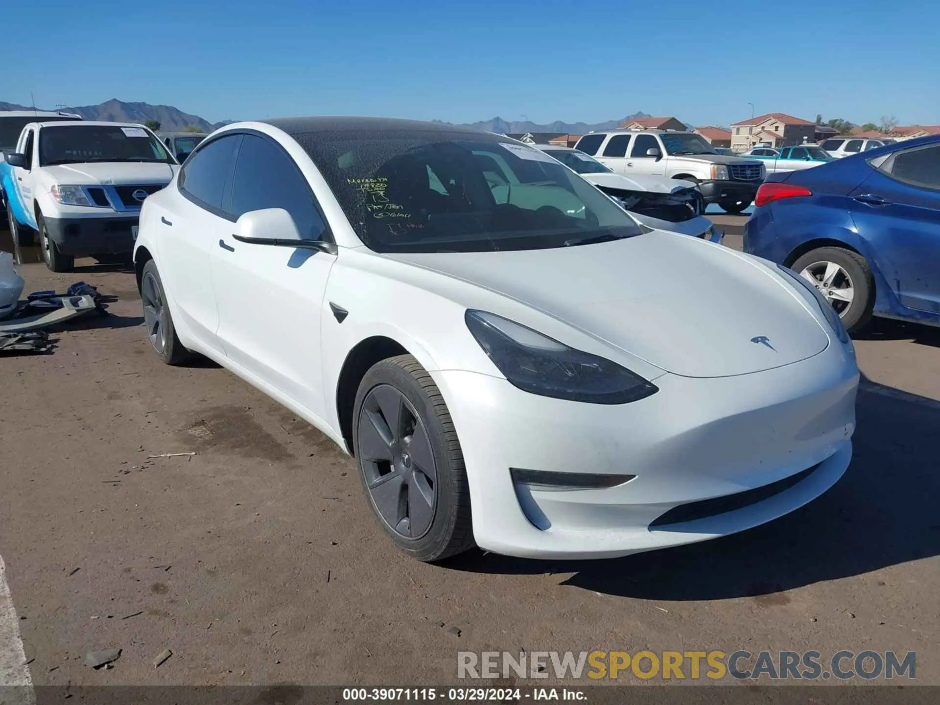 1 fotografías del automóvil dañado 5YJ3E1EA0PF411903 TESLA MODEL 3 2023