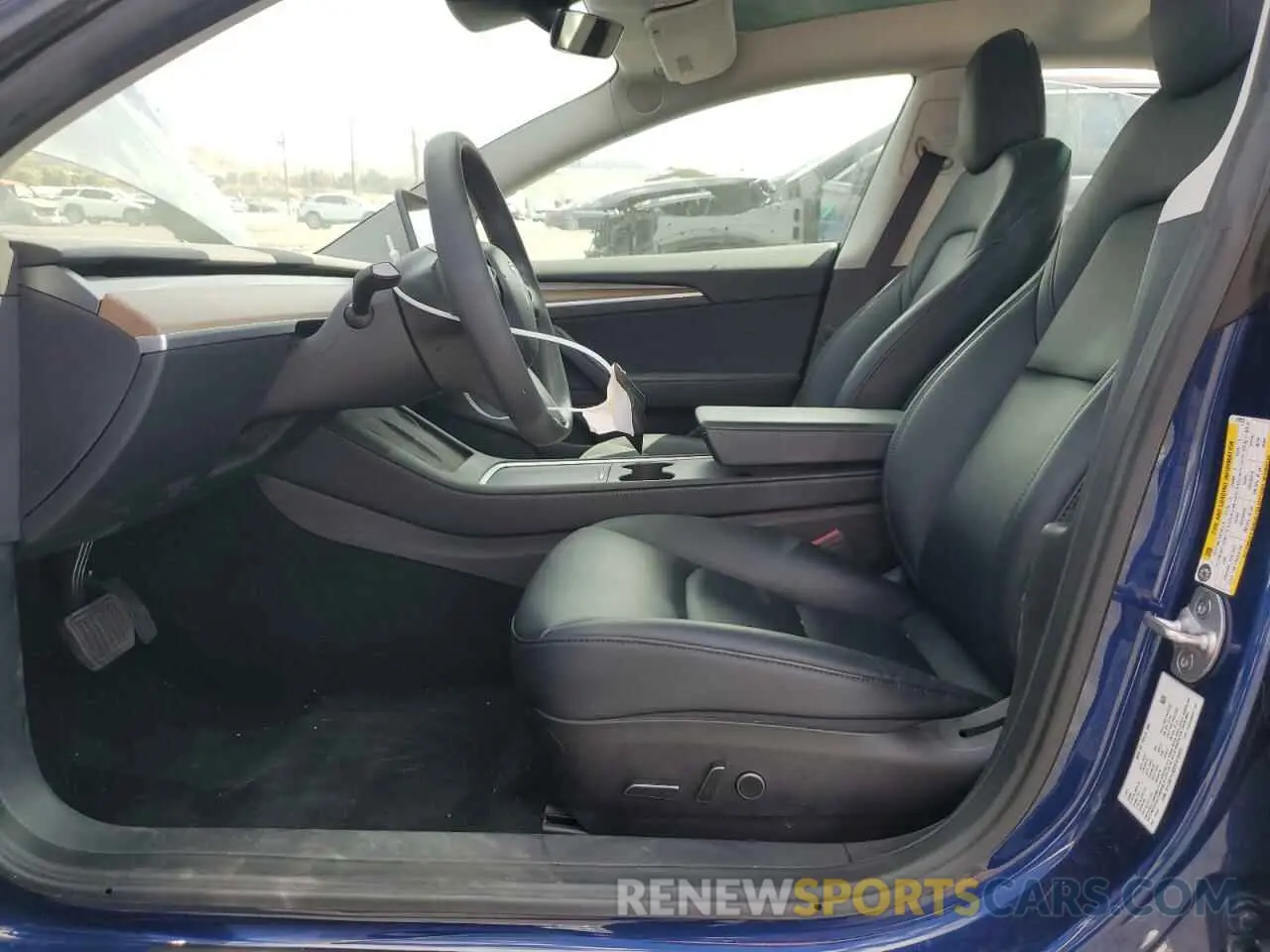 7 fotografías del automóvil dañado 5YJ3E1EA0PF418933 TESLA MODEL 3 2023