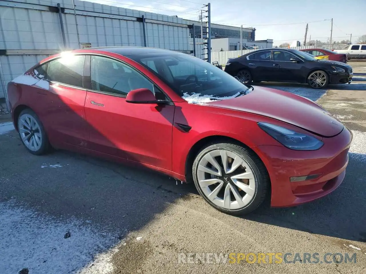 4 fotografías del automóvil dañado 5YJ3E1EA0PF438566 TESLA MODEL 3 2023