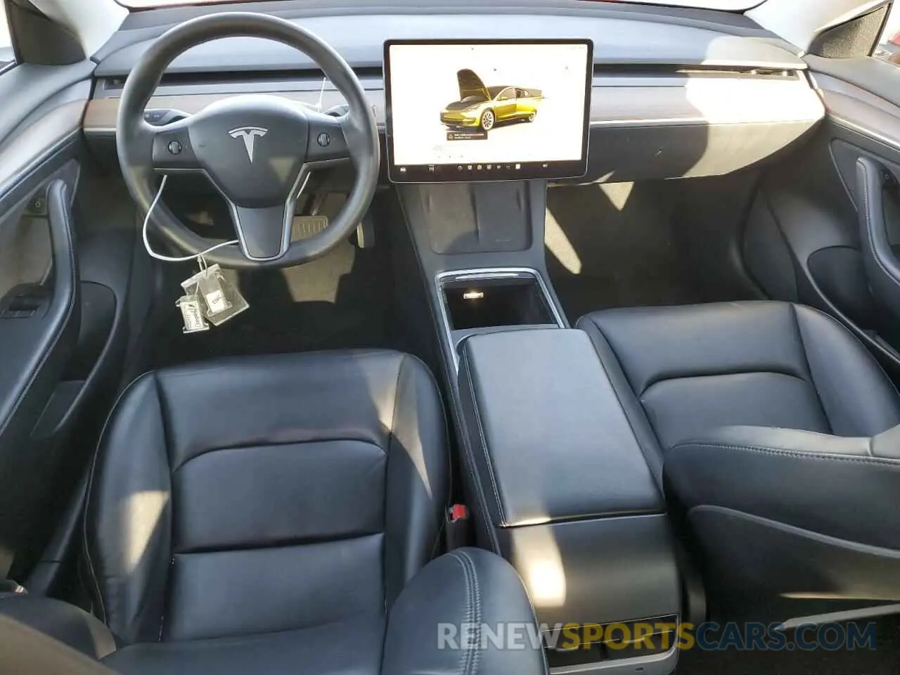 8 fotografías del automóvil dañado 5YJ3E1EA0PF438566 TESLA MODEL 3 2023