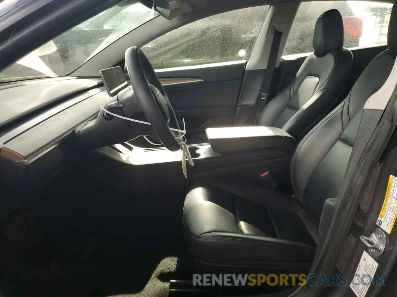 7 fotografías del automóvil dañado 5YJ3E1EA0PF449499 TESLA MODEL 3 2023