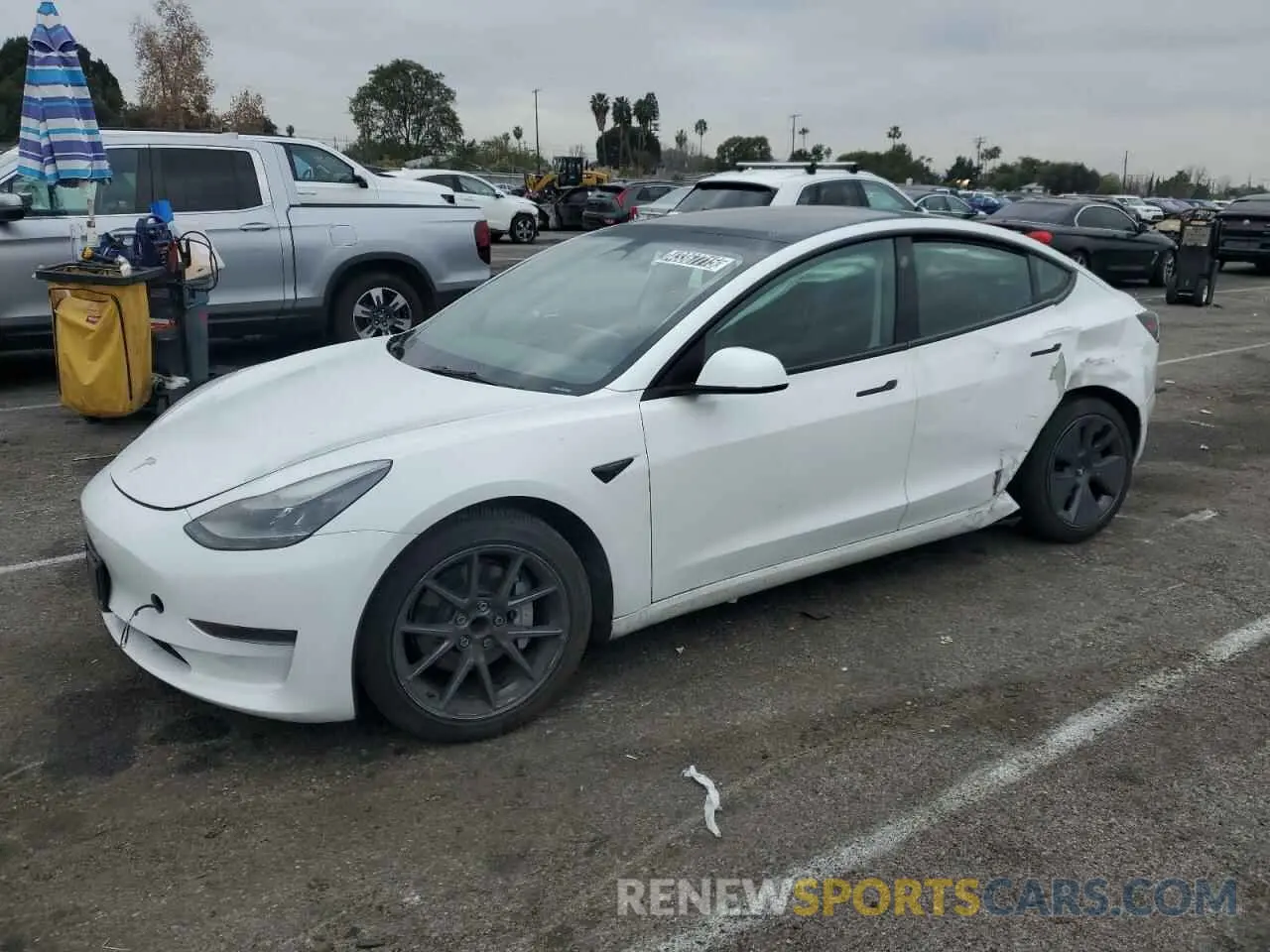 1 fotografías del automóvil dañado 5YJ3E1EA0PF450605 TESLA MODEL 3 2023