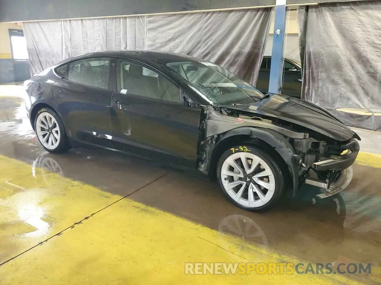 4 fotografías del automóvil dañado 5YJ3E1EA0PF451821 TESLA MODEL 3 2023