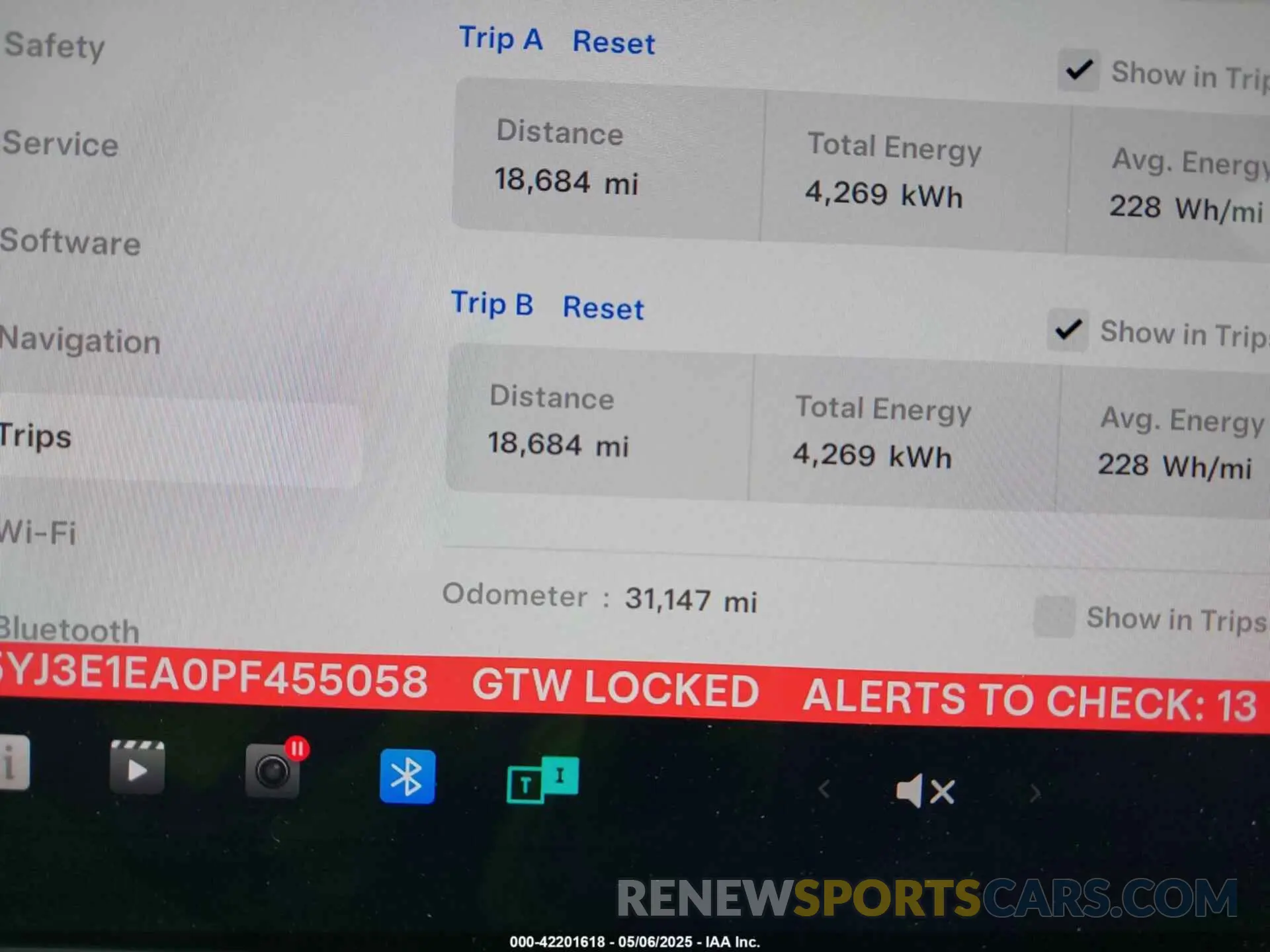 14 fotografías del automóvil dañado 5YJ3E1EA0PF455058 TESLA MODEL 3 2023
