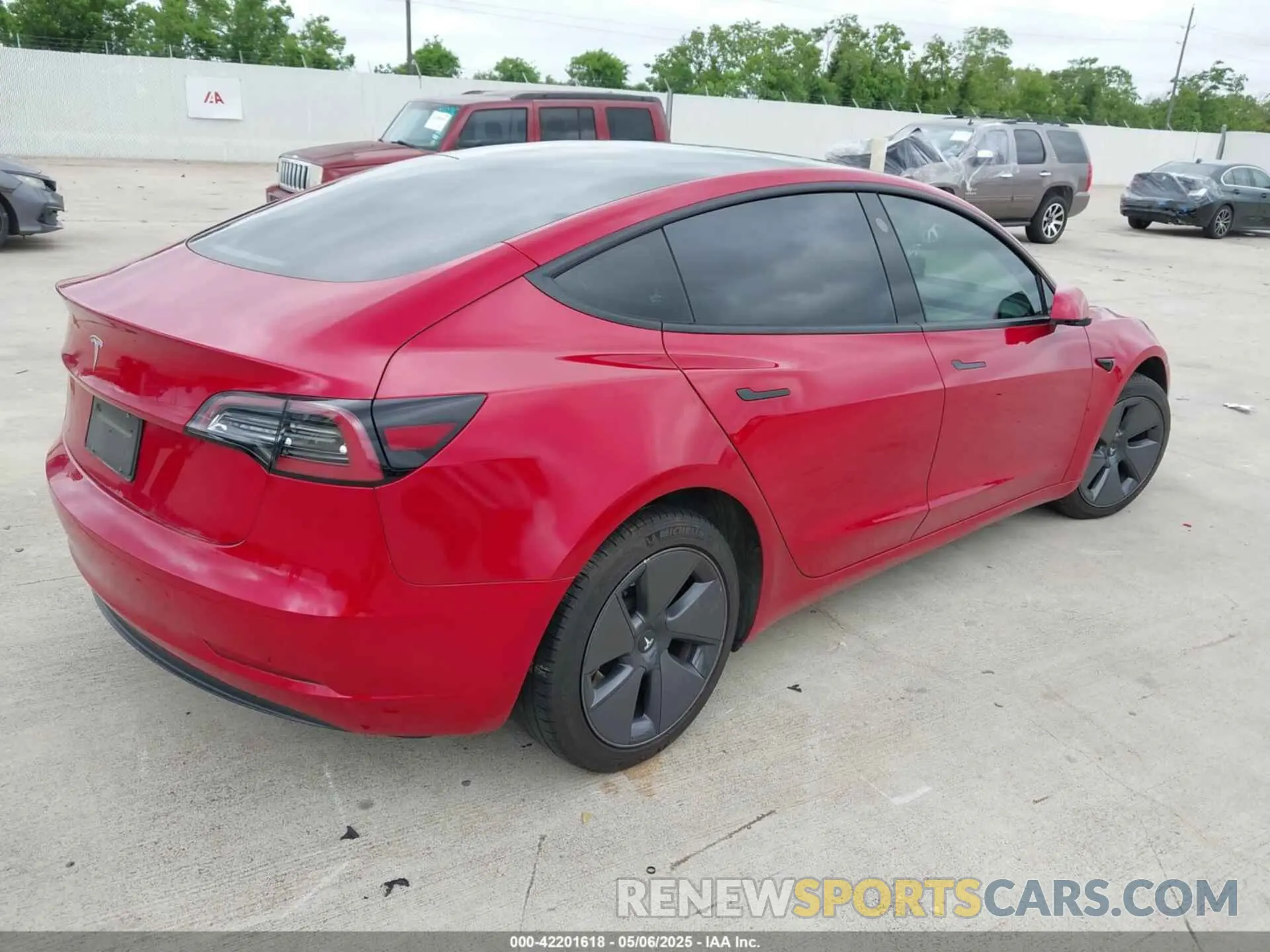4 fotografías del automóvil dañado 5YJ3E1EA0PF455058 TESLA MODEL 3 2023