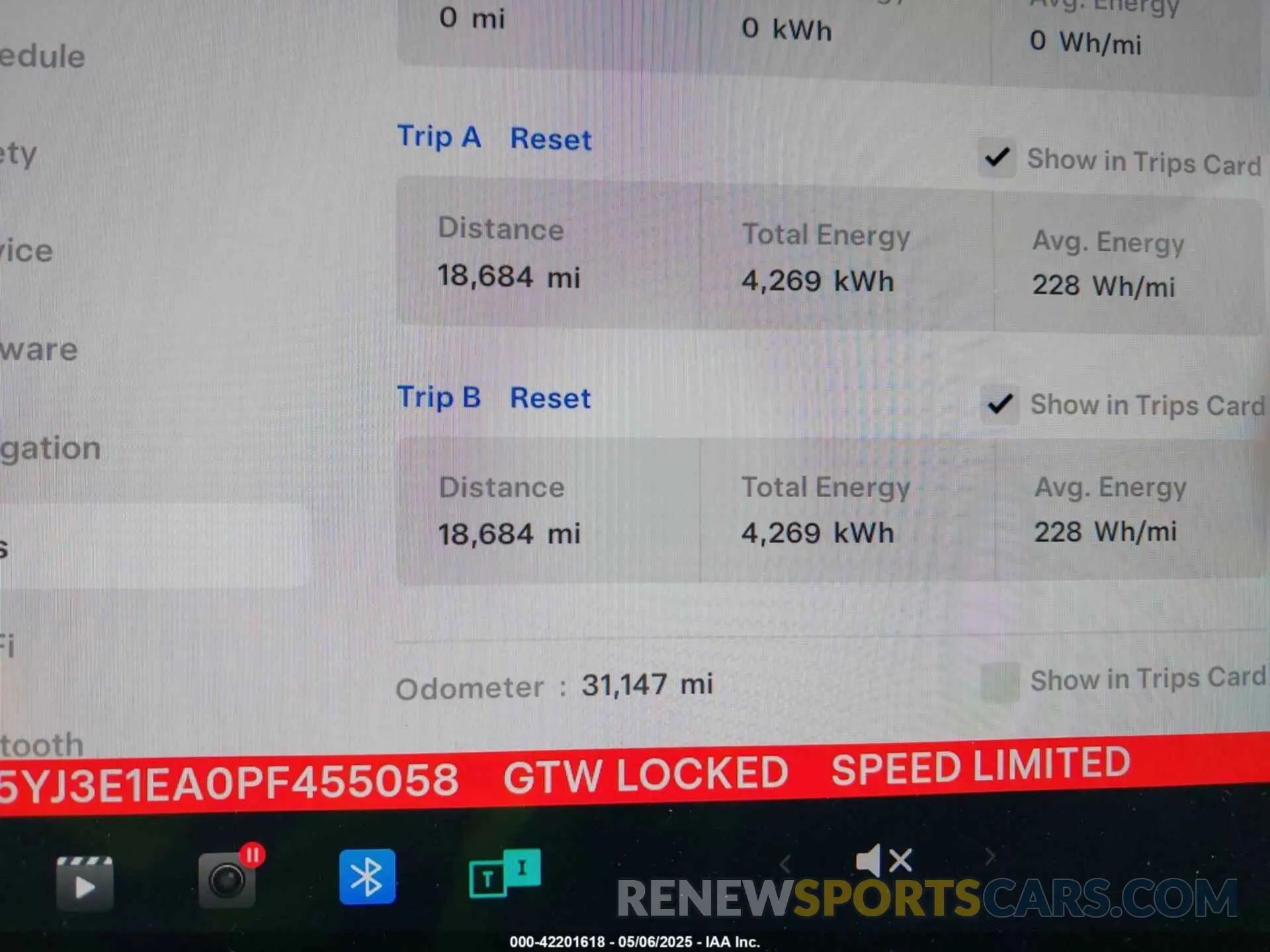 7 fotografías del automóvil dañado 5YJ3E1EA0PF455058 TESLA MODEL 3 2023