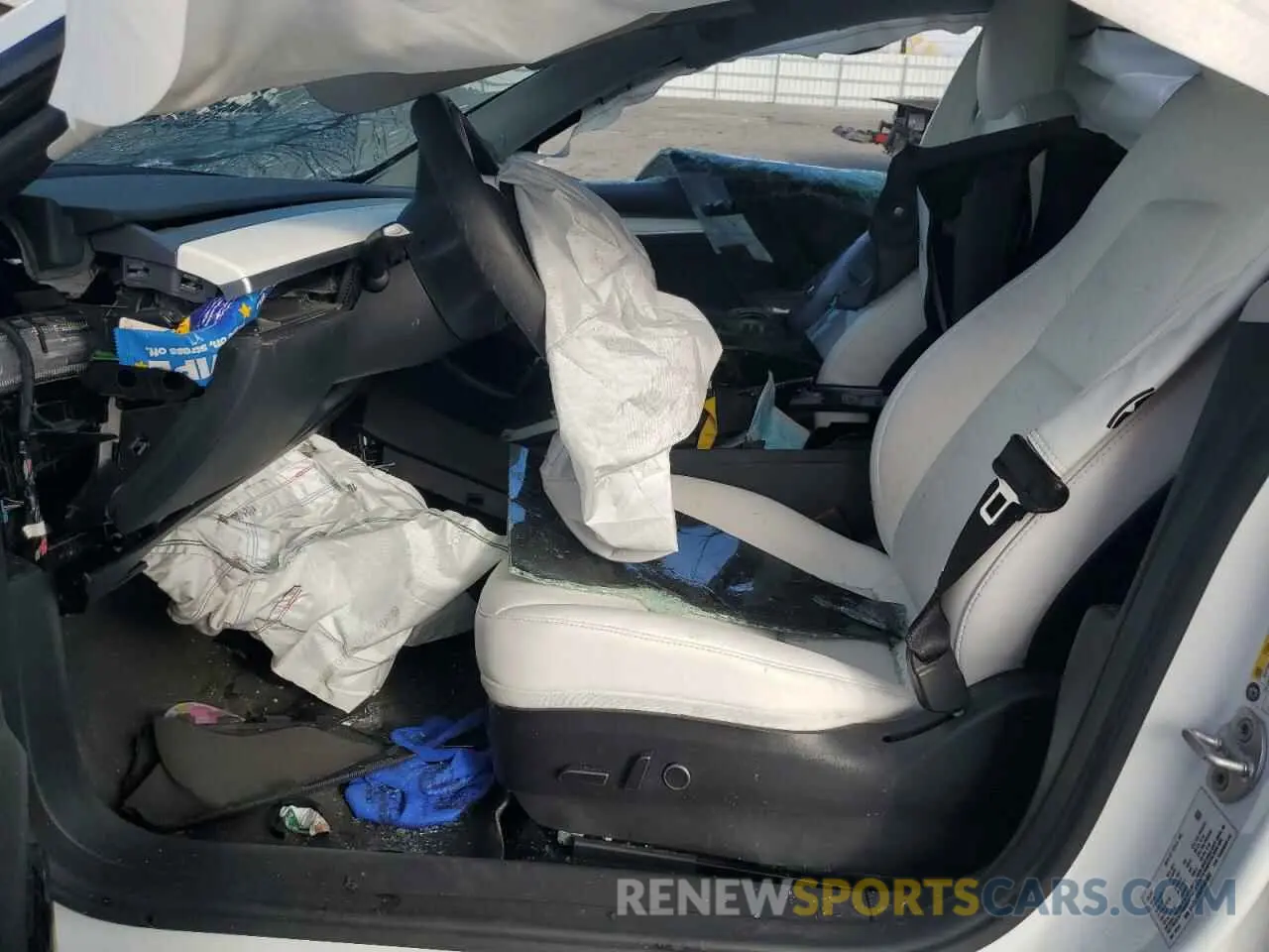 7 fotografías del automóvil dañado 5YJ3E1EA0PF466982 TESLA MODEL 3 2023