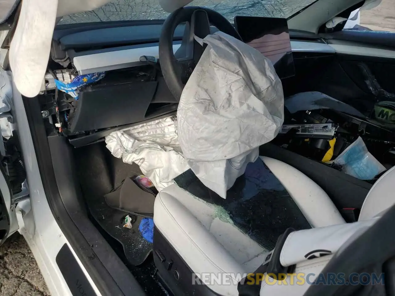 8 fotografías del automóvil dañado 5YJ3E1EA0PF466982 TESLA MODEL 3 2023