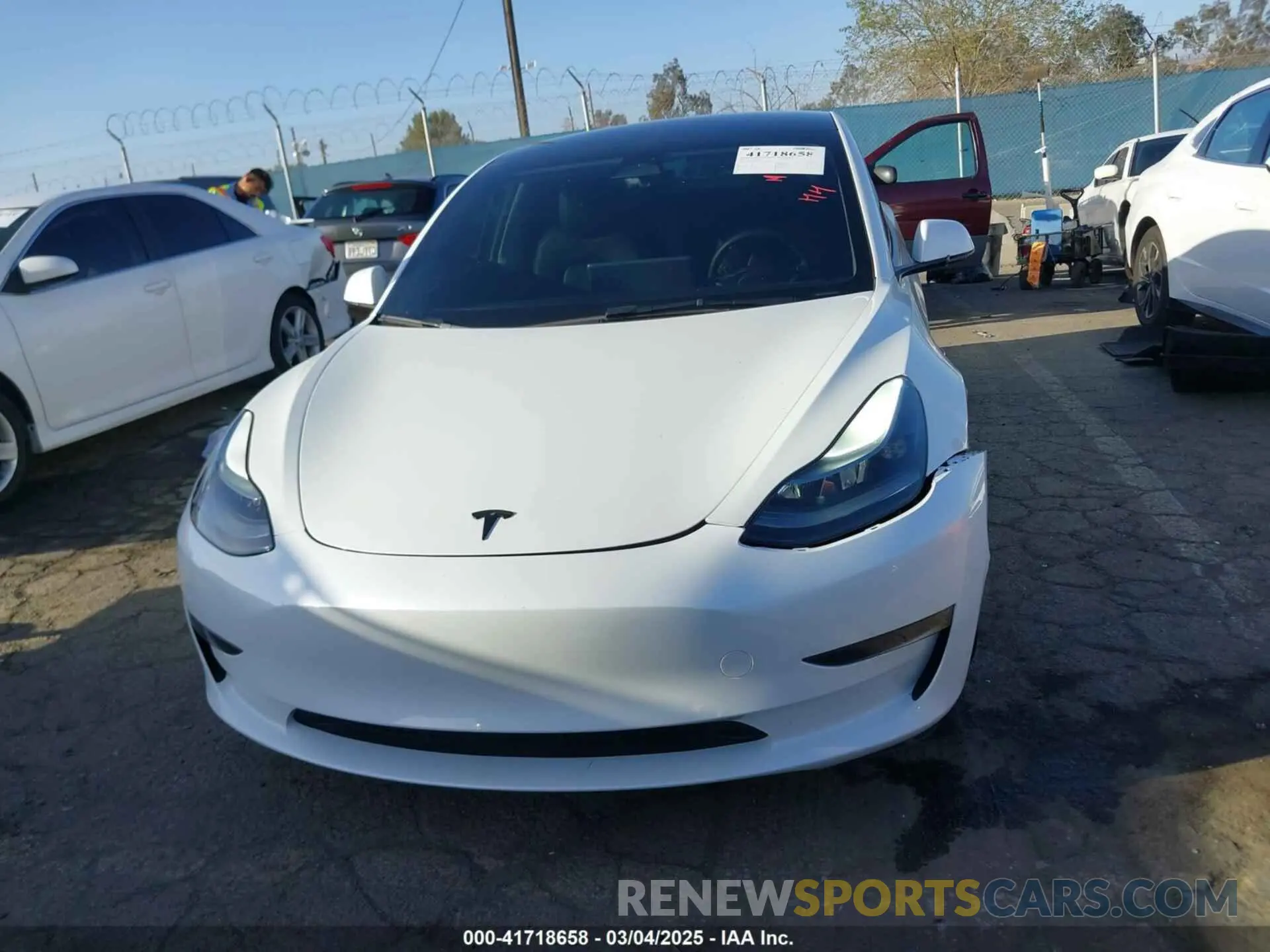 12 fotografías del automóvil dañado 5YJ3E1EA0PF503352 TESLA MODEL 3 2023