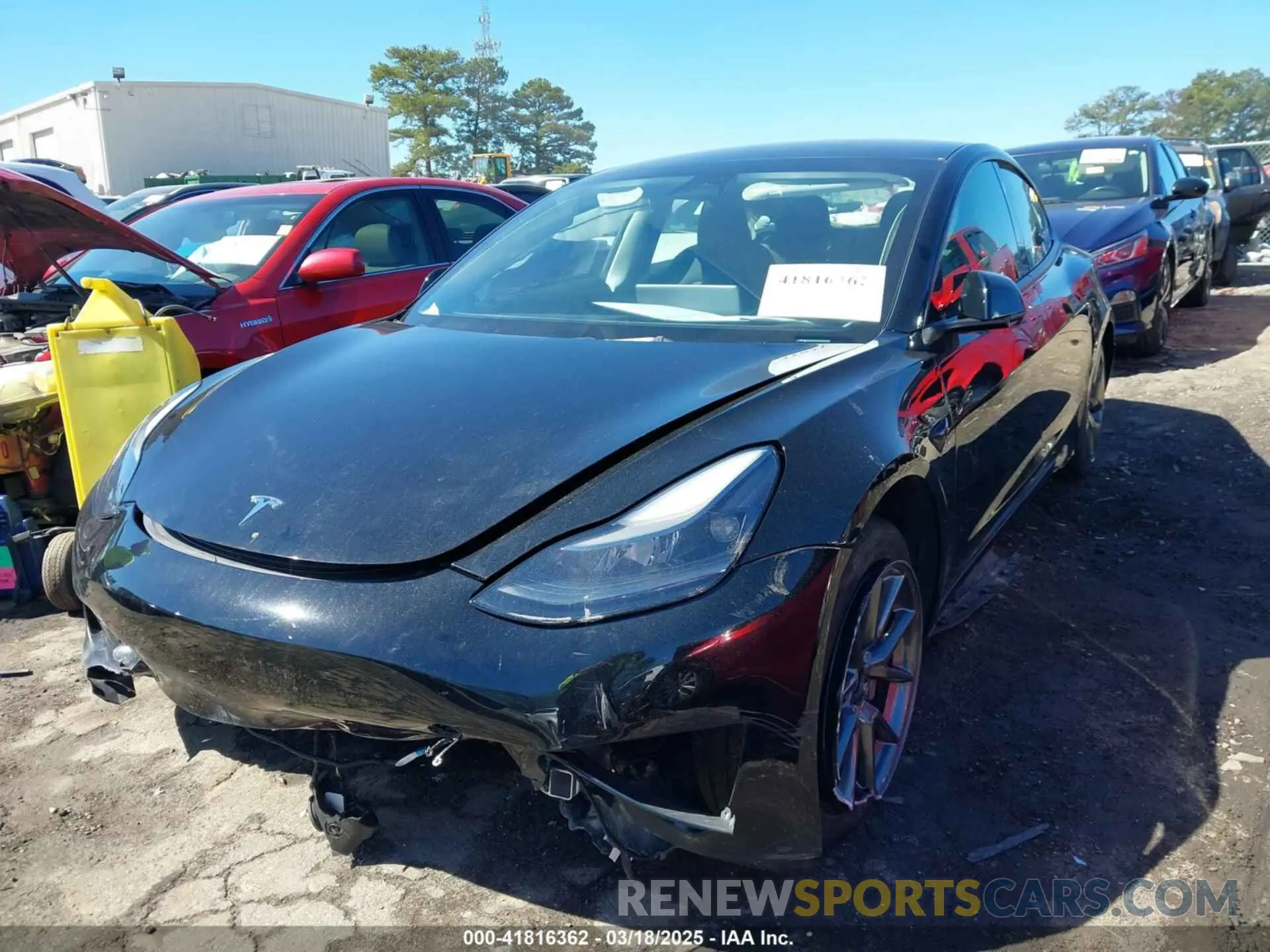 6 fotografías del automóvil dañado 5YJ3E1EA0PF546332 TESLA MODEL 3 2023