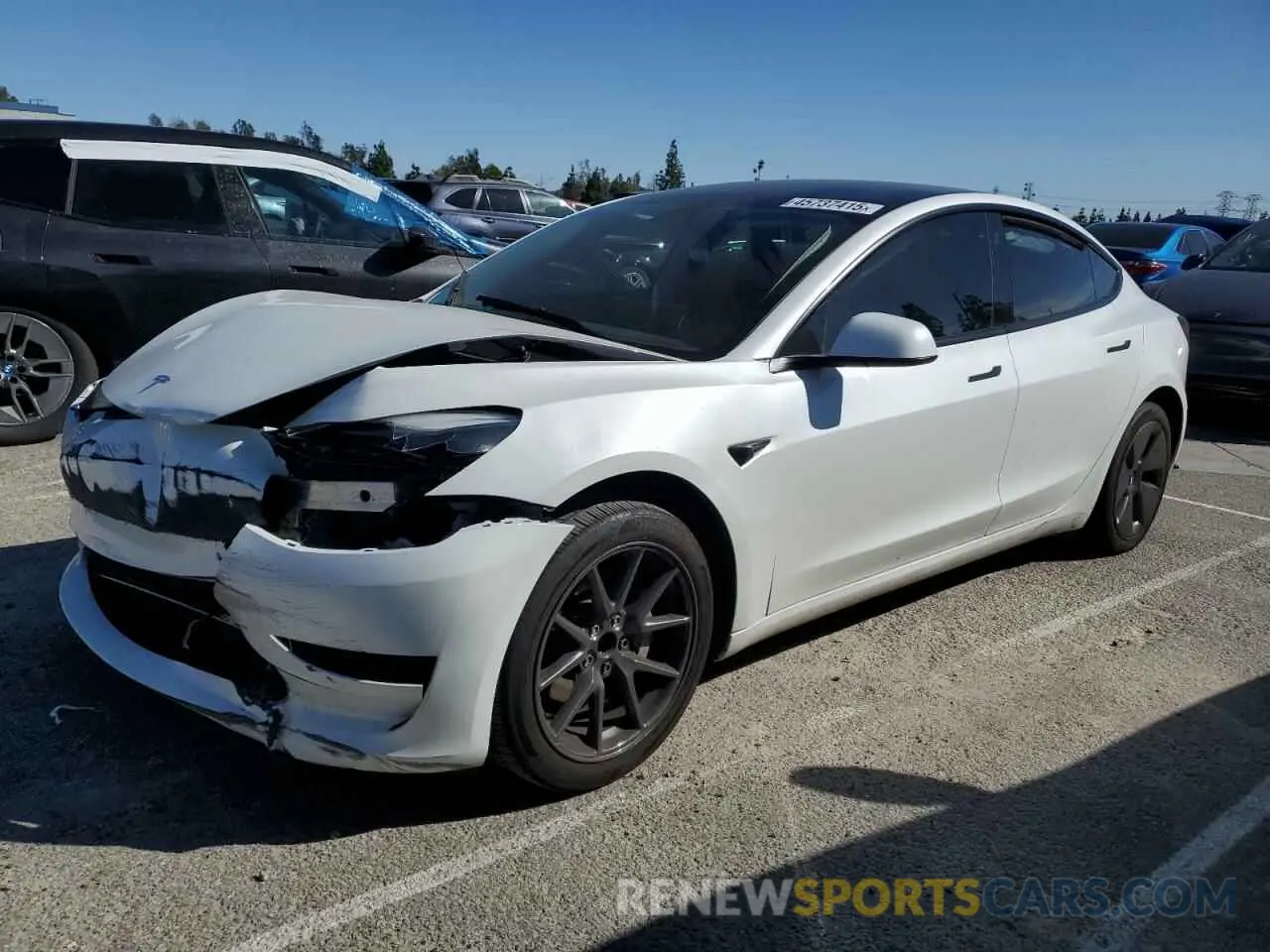 1 fotografías del automóvil dañado 5YJ3E1EA0PF549490 TESLA MODEL 3 2023