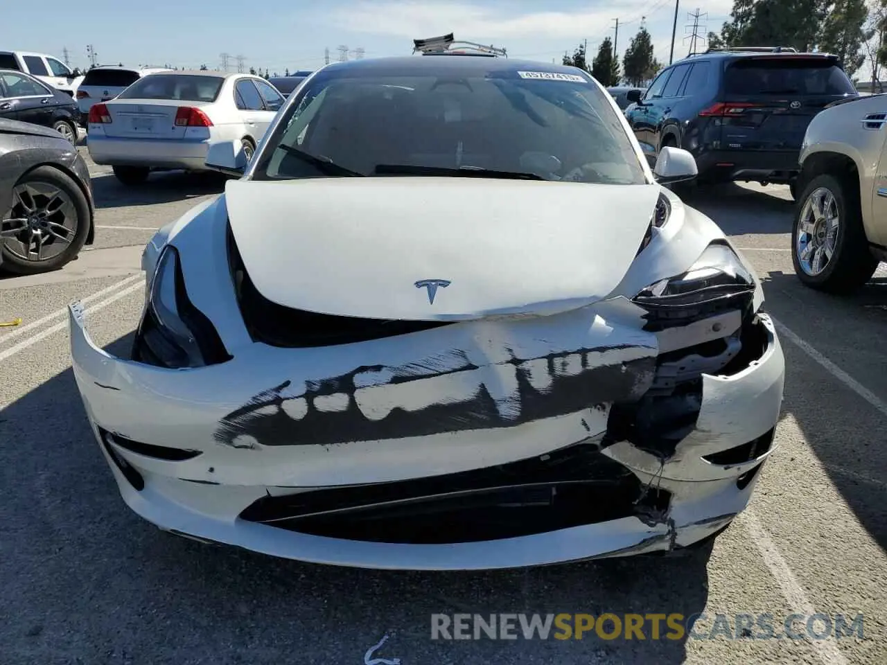 5 fotografías del automóvil dañado 5YJ3E1EA0PF549490 TESLA MODEL 3 2023