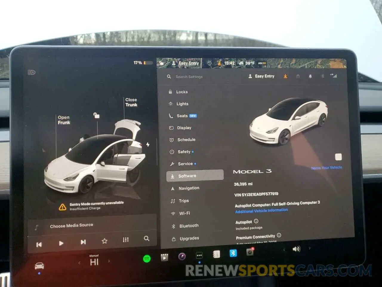 9 fotografías del automóvil dañado 5YJ3E1EA0PF577919 TESLA MODEL 3 2023