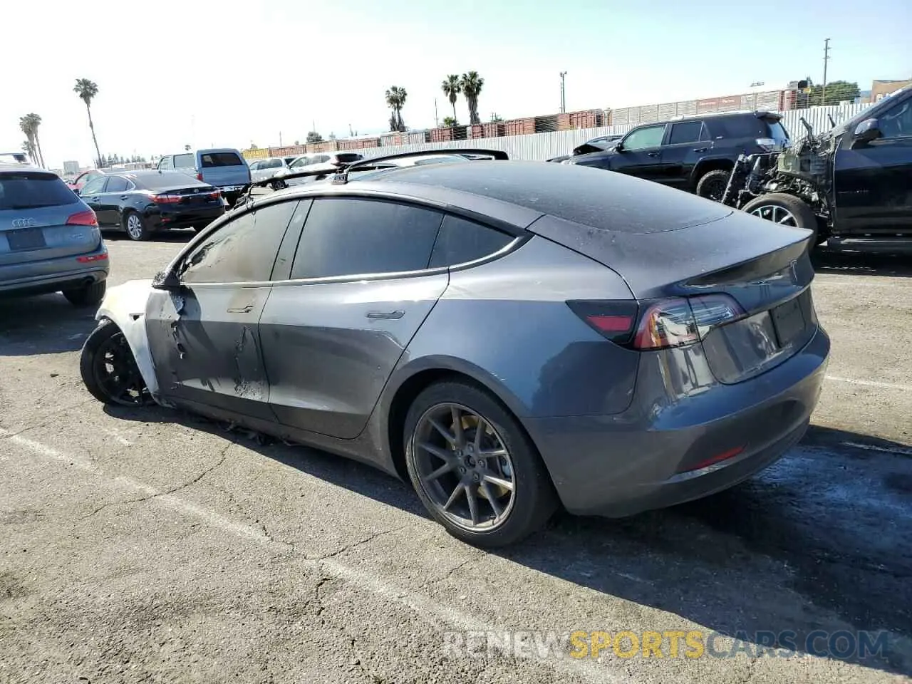 2 fotografías del automóvil dañado 5YJ3E1EA0PF579119 TESLA MODEL 3 2023
