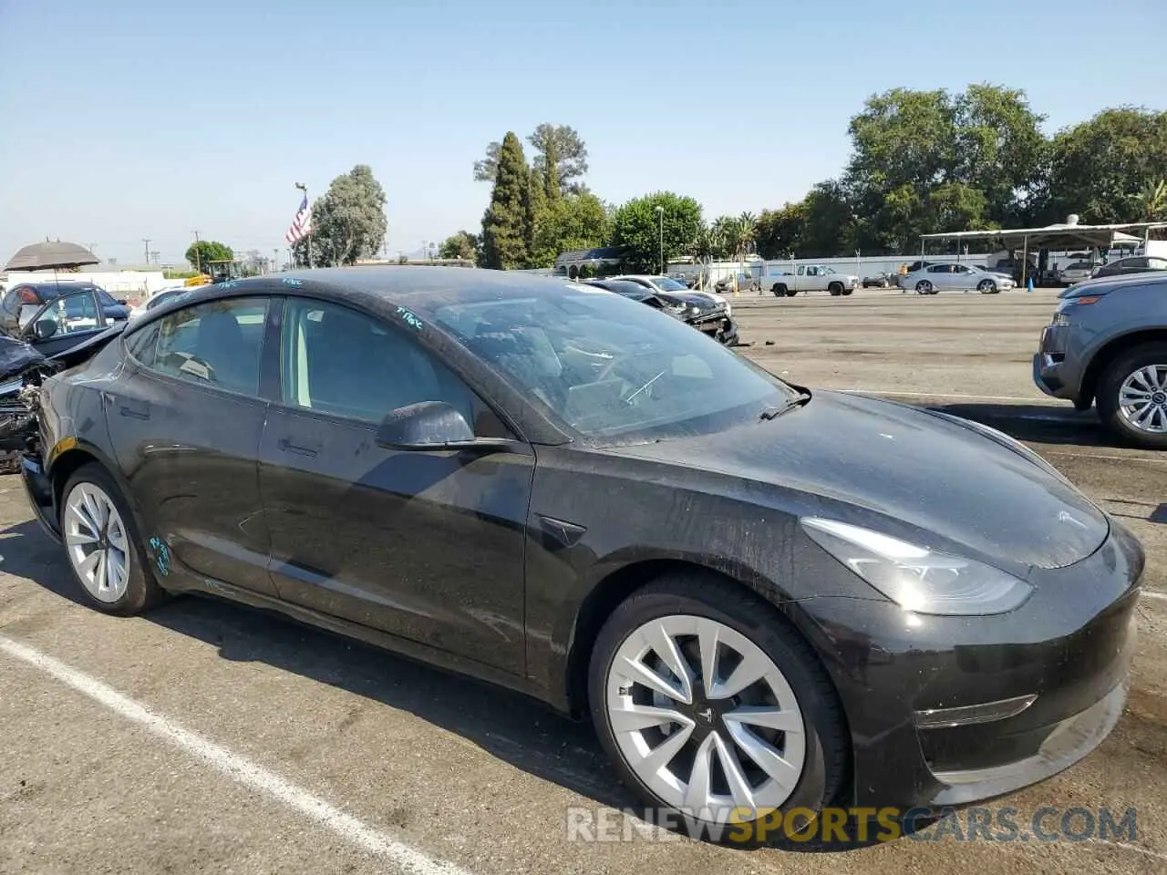 4 fotografías del automóvil dañado 5YJ3E1EA0PF585020 TESLA MODEL 3 2023