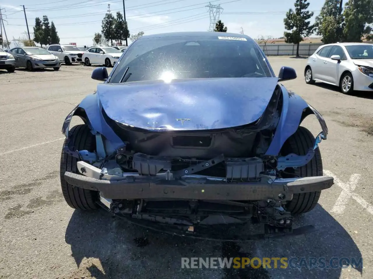 5 fotografías del automóvil dañado 5YJ3E1EA0PF591948 TESLA MODEL 3 2023