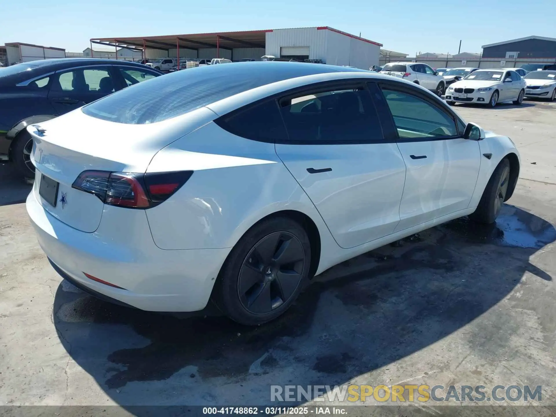 4 fotografías del automóvil dañado 5YJ3E1EA0PF608506 TESLA MODEL 3 2023