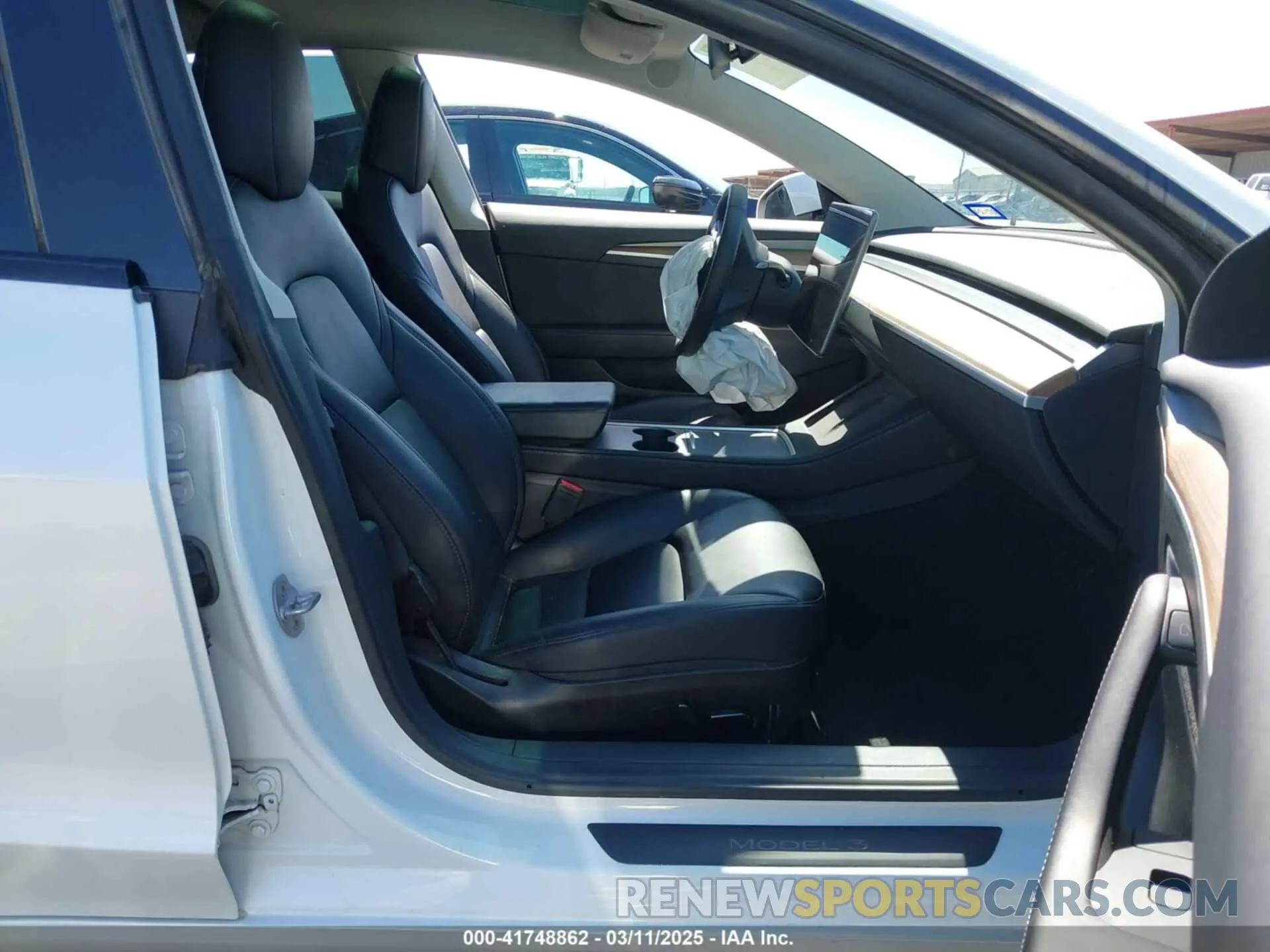 5 fotografías del automóvil dañado 5YJ3E1EA0PF608506 TESLA MODEL 3 2023