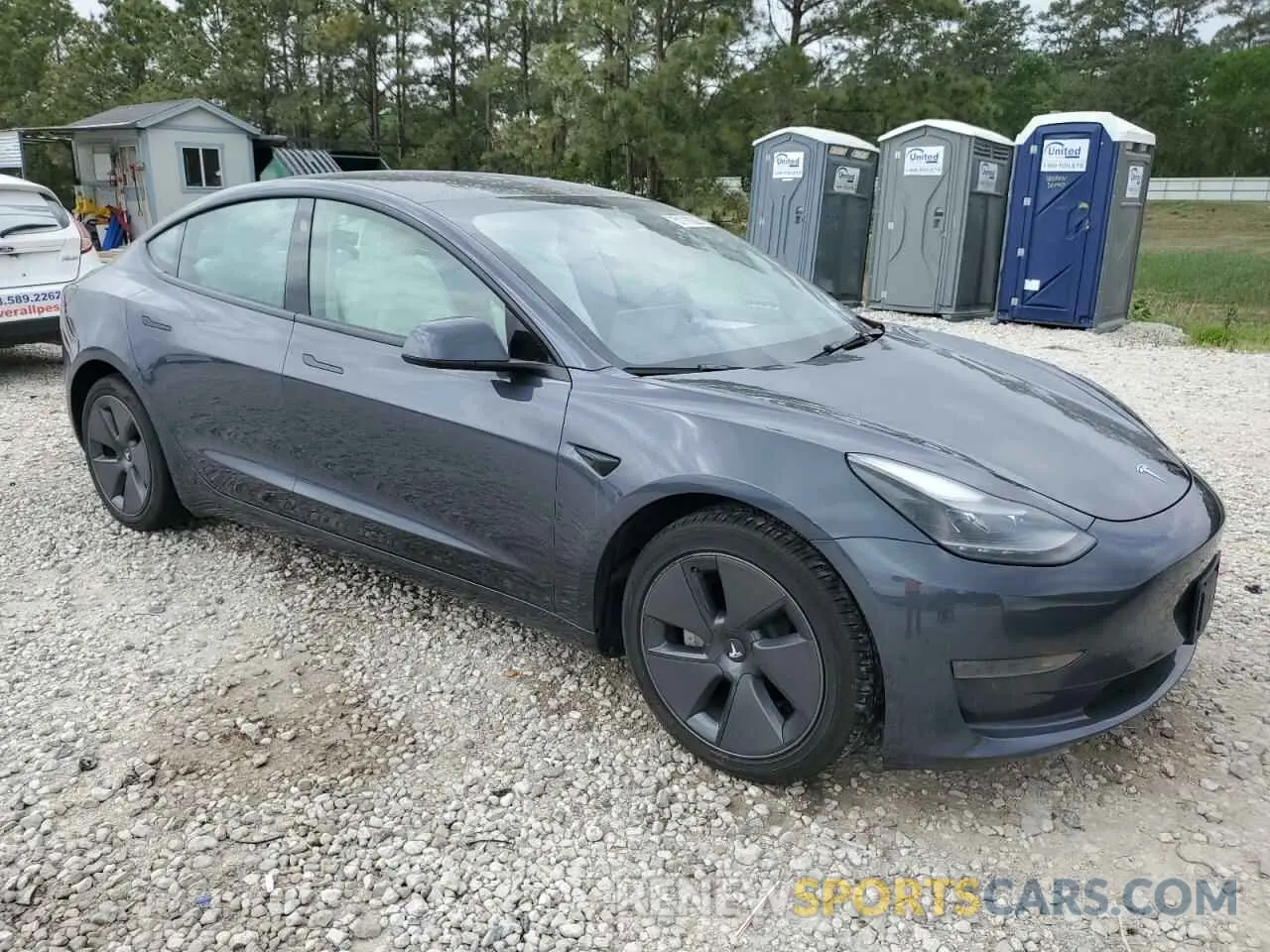 4 fotografías del automóvil dañado 5YJ3E1EA0PF613382 TESLA MODEL 3 2023