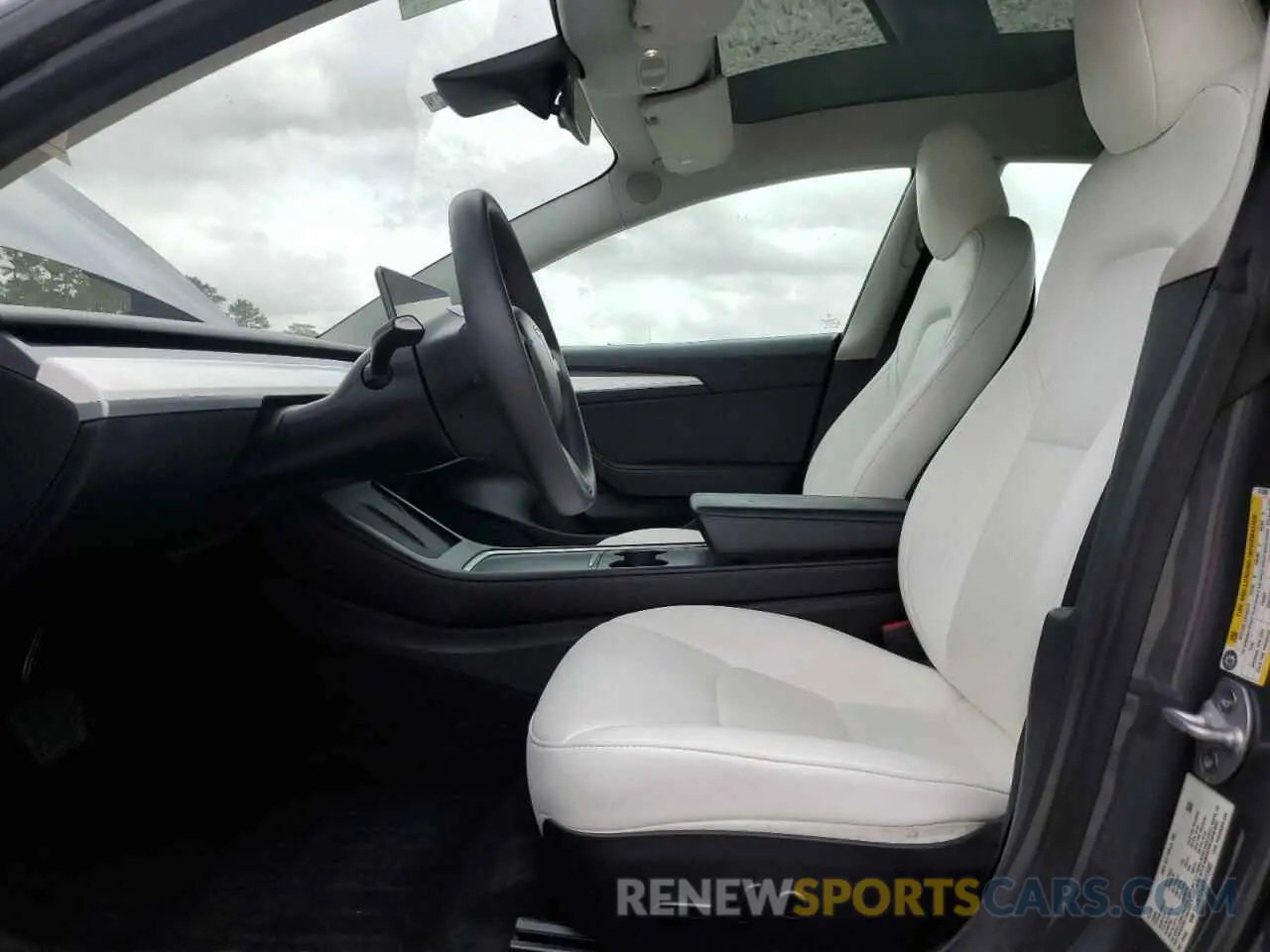 7 fotografías del automóvil dañado 5YJ3E1EA0PF613382 TESLA MODEL 3 2023