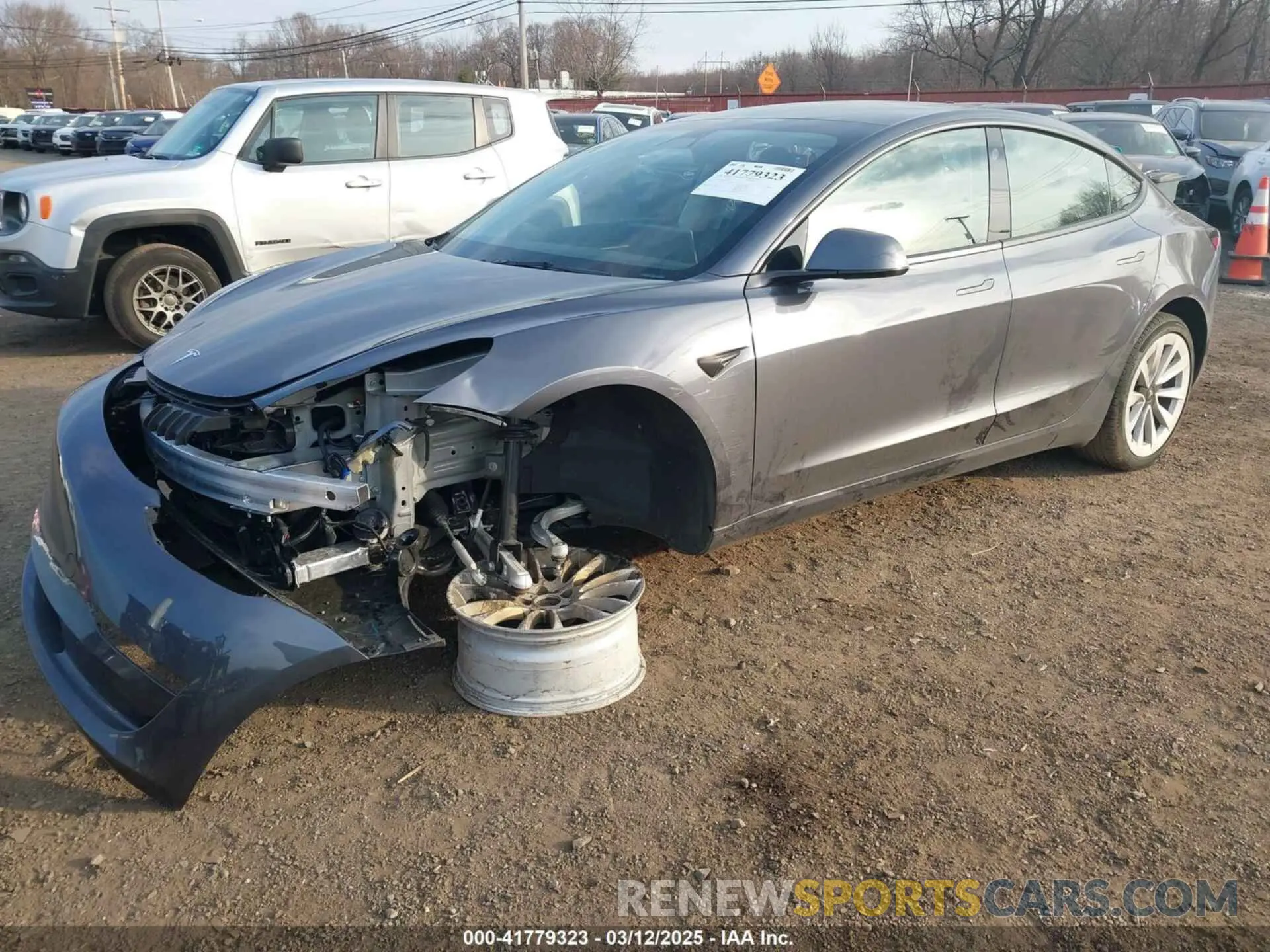 2 fotografías del automóvil dañado 5YJ3E1EA0PF619926 TESLA MODEL 3 2023
