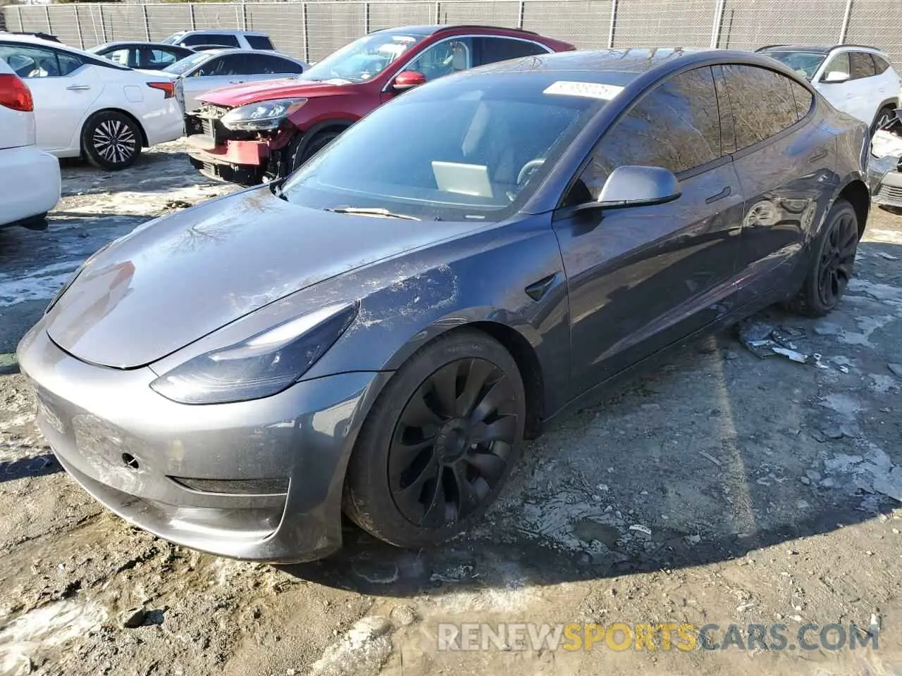 1 fotografías del automóvil dañado 5YJ3E1EA0PF641263 TESLA MODEL 3 2023