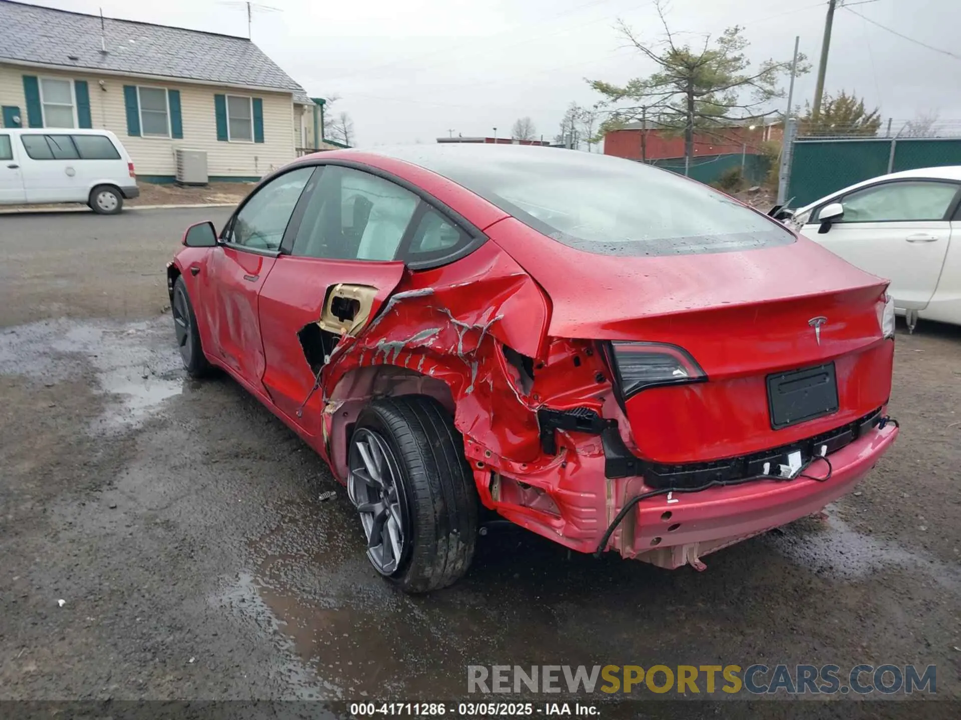 3 fotografías del automóvil dañado 5YJ3E1EA0PF644566 TESLA MODEL 3 2023