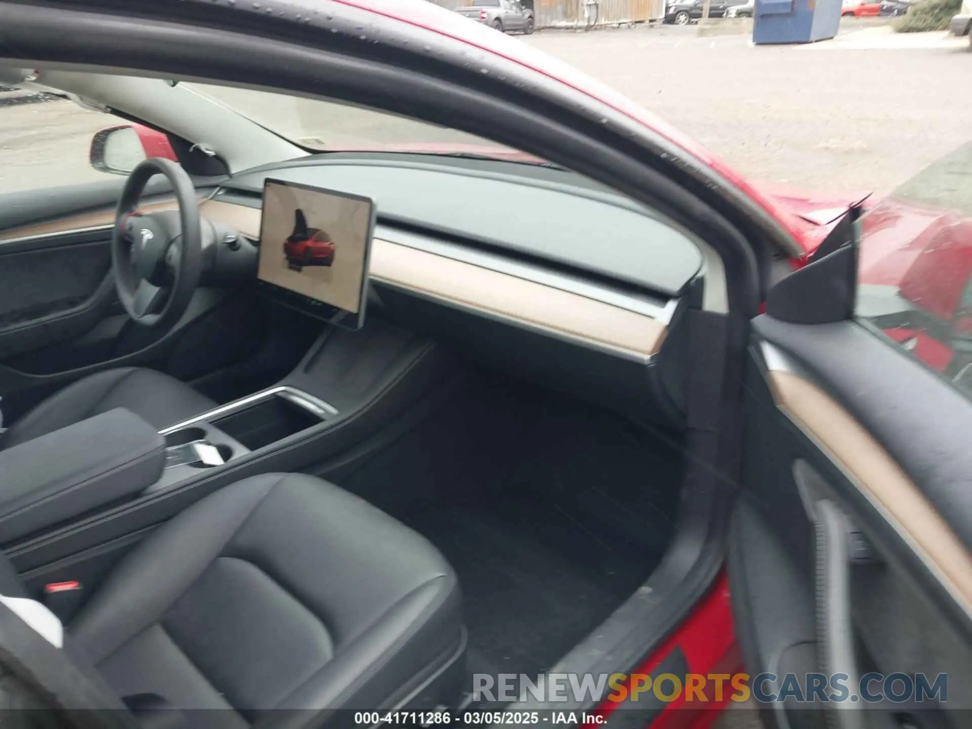 5 fotografías del automóvil dañado 5YJ3E1EA0PF644566 TESLA MODEL 3 2023
