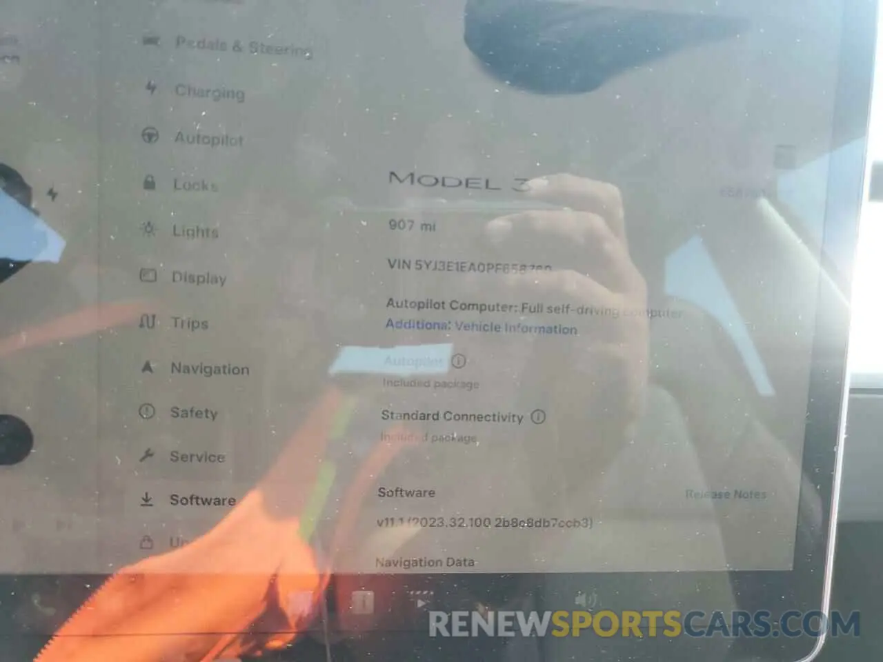 9 fotografías del automóvil dañado 5YJ3E1EA0PF658760 TESLA MODEL 3 2023