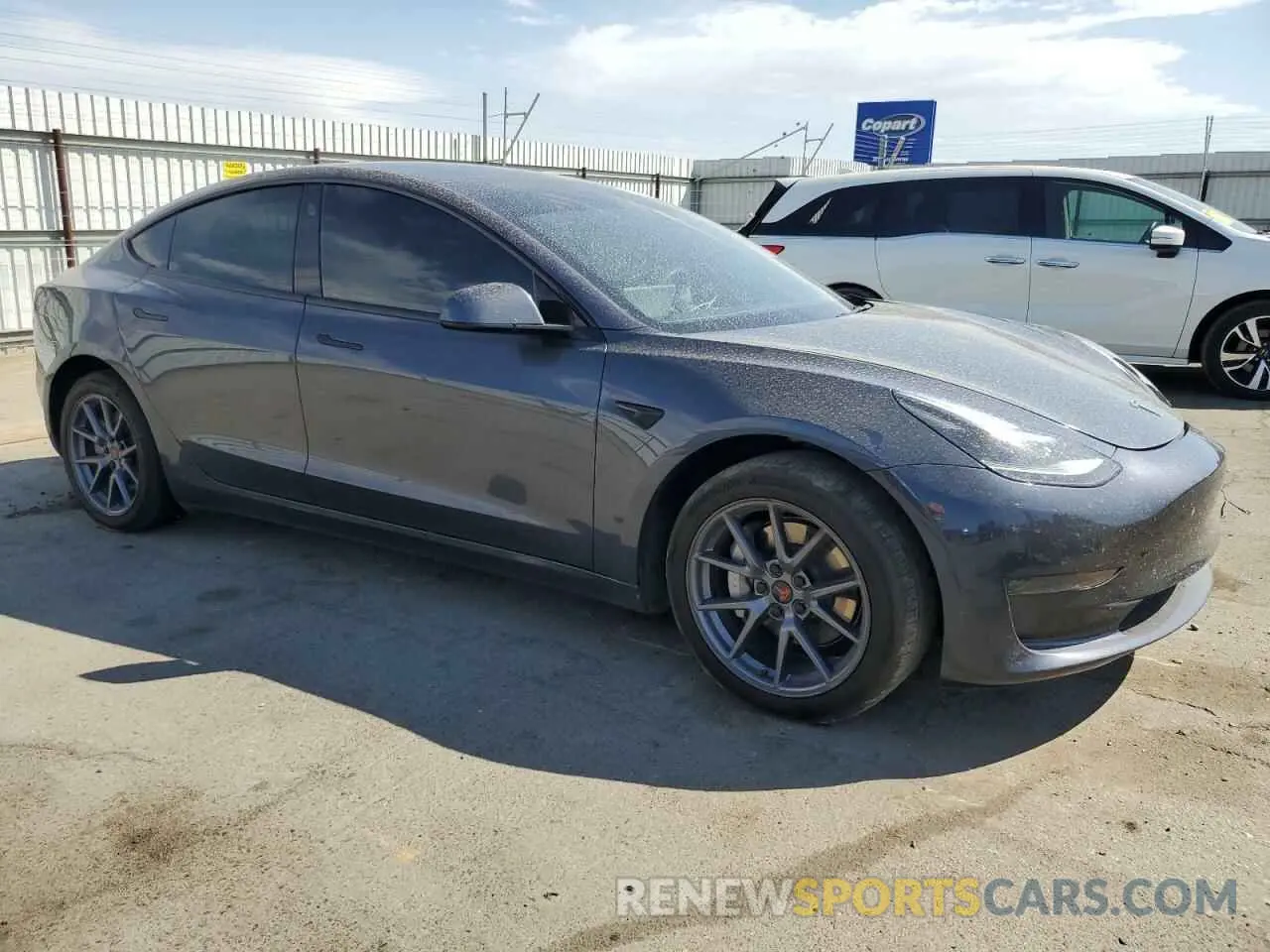 4 fotografías del automóvil dañado 5YJ3E1EA0PF687367 TESLA MODEL 3 2023