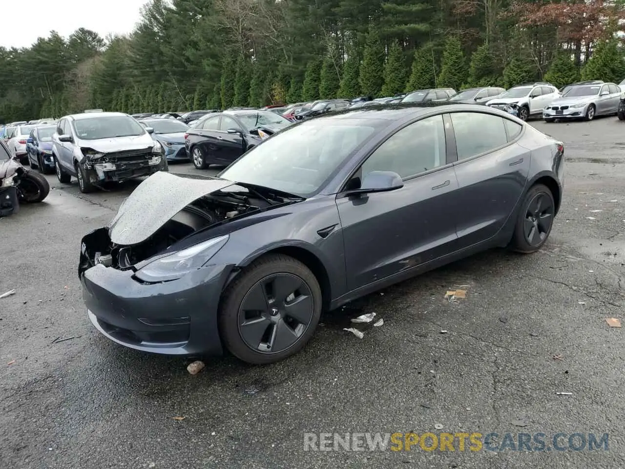 1 fotografías del automóvil dañado 5YJ3E1EA0PF688261 TESLA MODEL 3 2023
