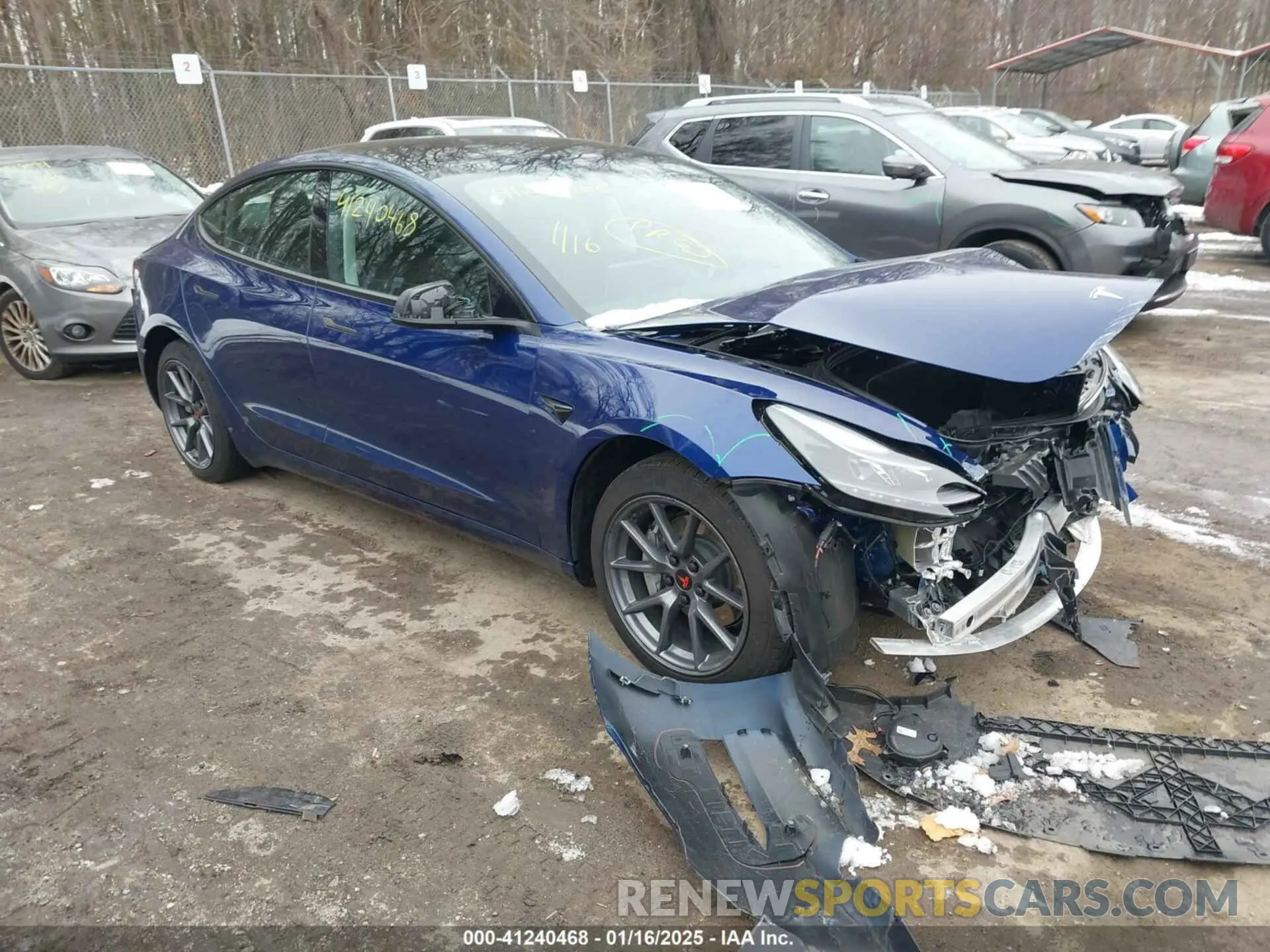1 fotografías del automóvil dañado 5YJ3E1EA0PF691466 TESLA MODEL 3 2023
