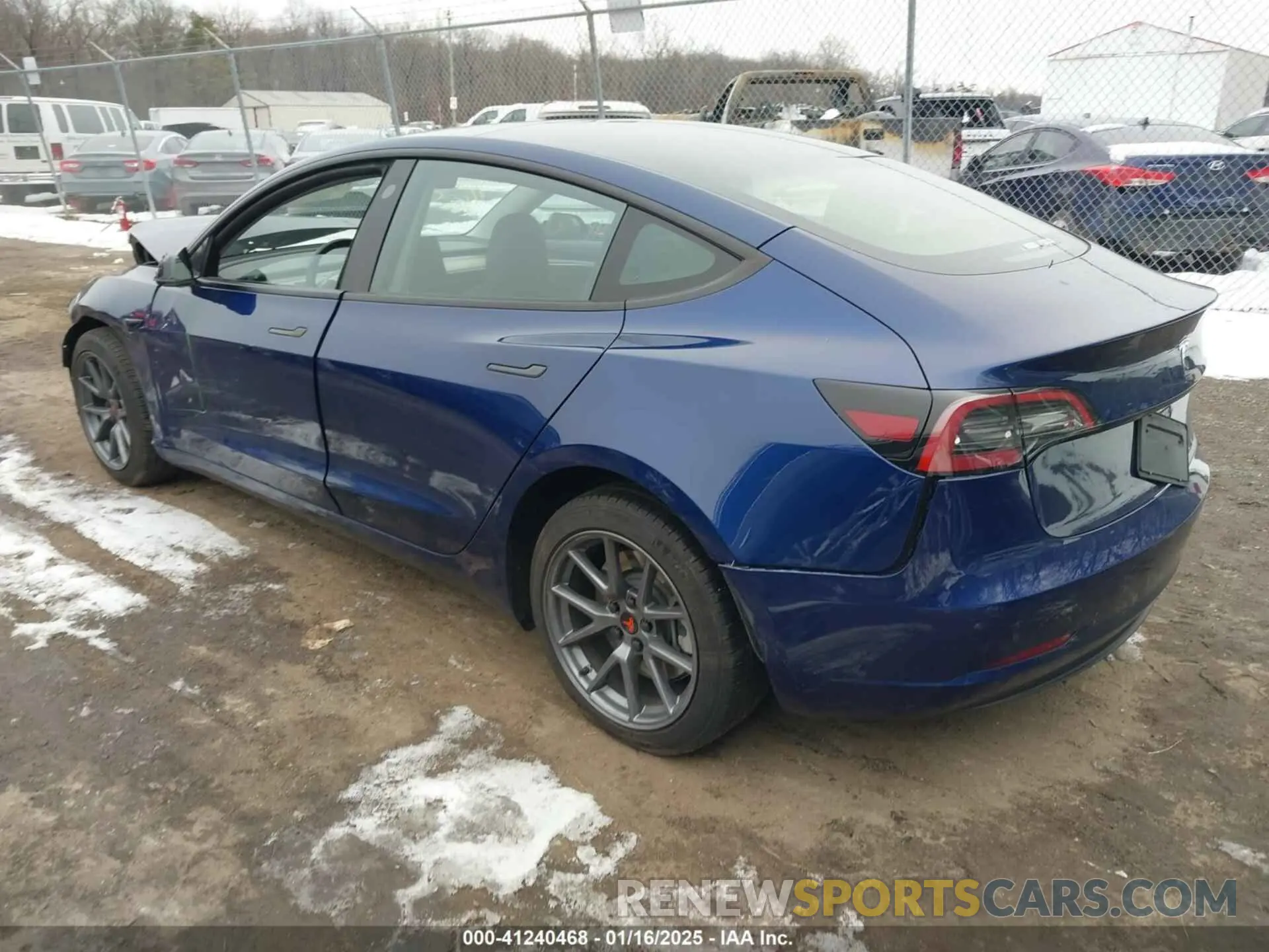 3 fotografías del automóvil dañado 5YJ3E1EA0PF691466 TESLA MODEL 3 2023