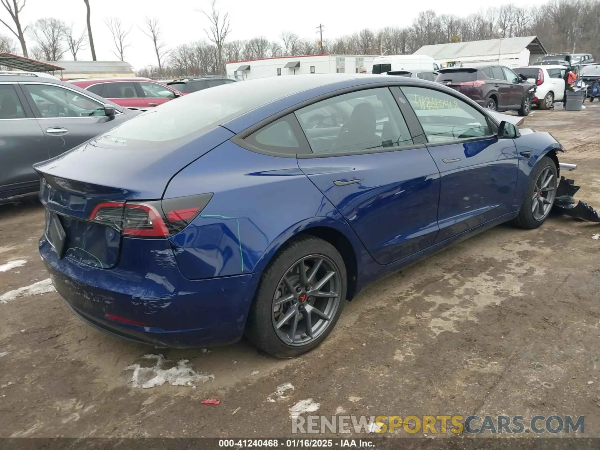 4 fotografías del automóvil dañado 5YJ3E1EA0PF691466 TESLA MODEL 3 2023