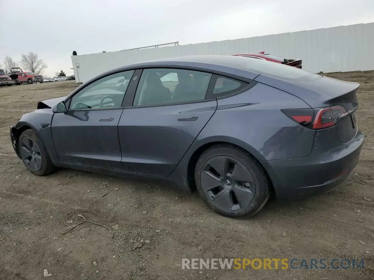 2 fotografías del automóvil dañado 5YJ3E1EA0PF698479 TESLA MODEL 3 2023