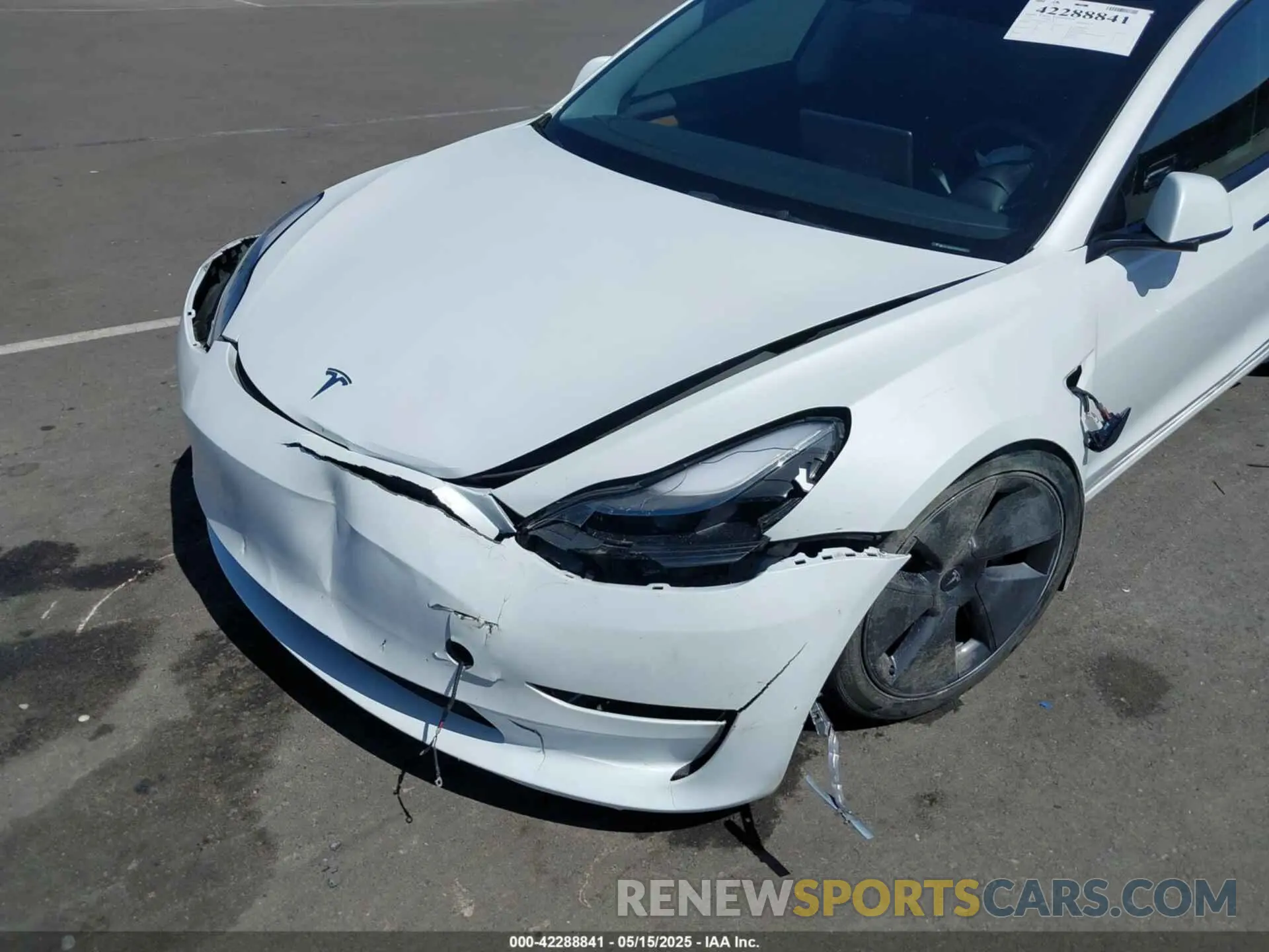 6 fotografías del automóvil dañado 5YJ3E1EA1PF431772 TESLA MODEL 3 2023