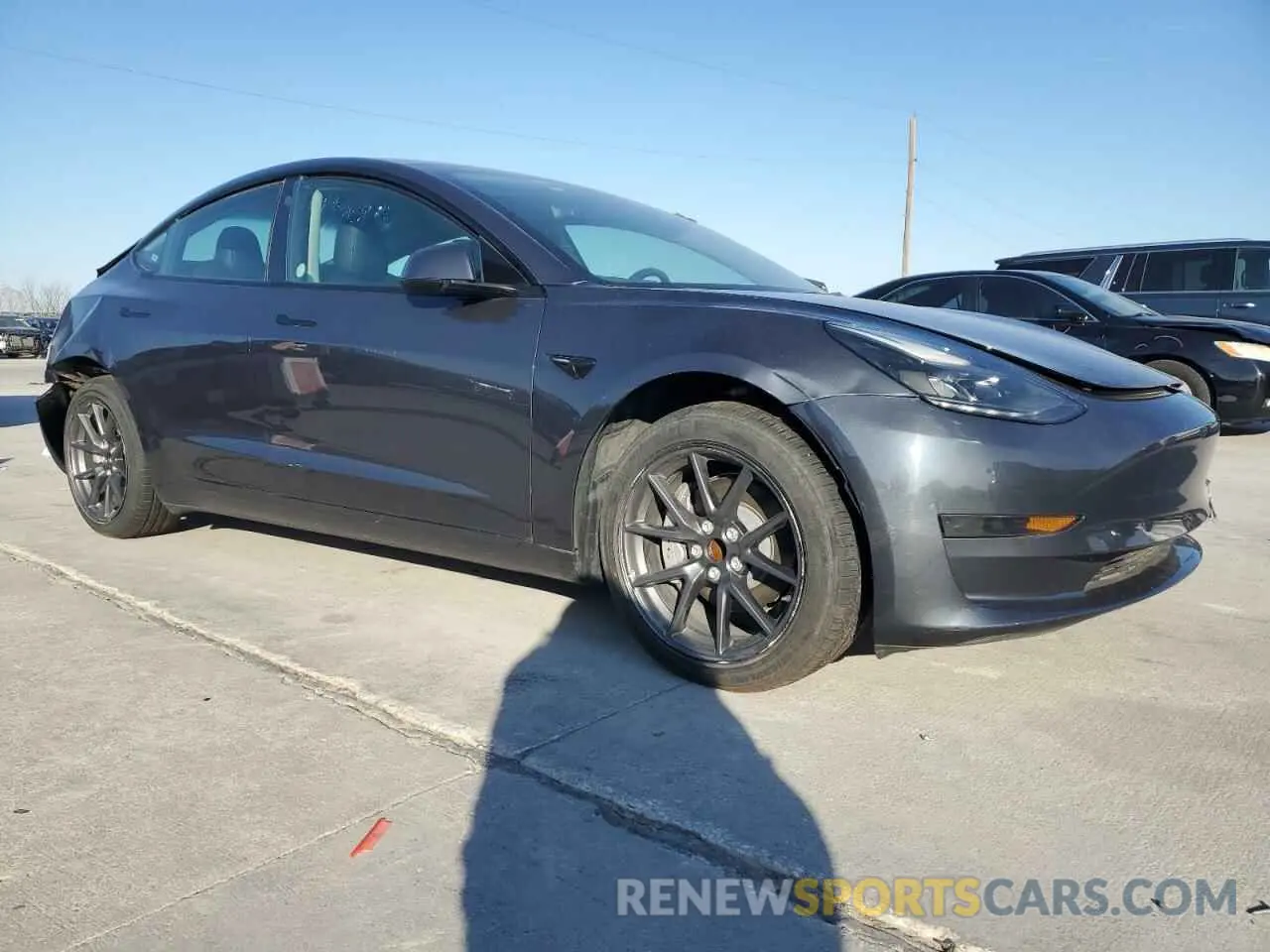 4 fotografías del automóvil dañado 5YJ3E1EA1PF436650 TESLA MODEL 3 2023