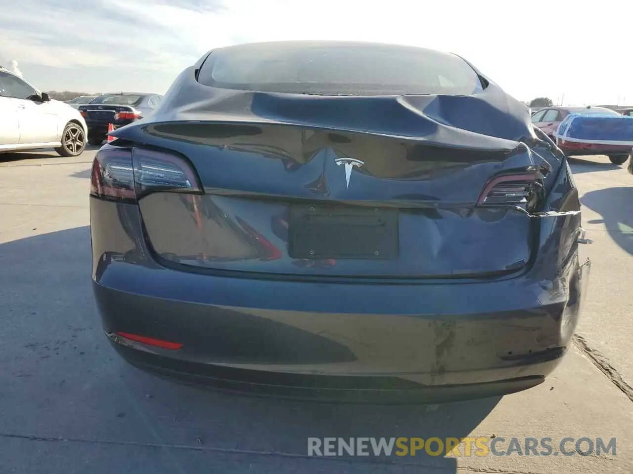 6 fotografías del automóvil dañado 5YJ3E1EA1PF436650 TESLA MODEL 3 2023